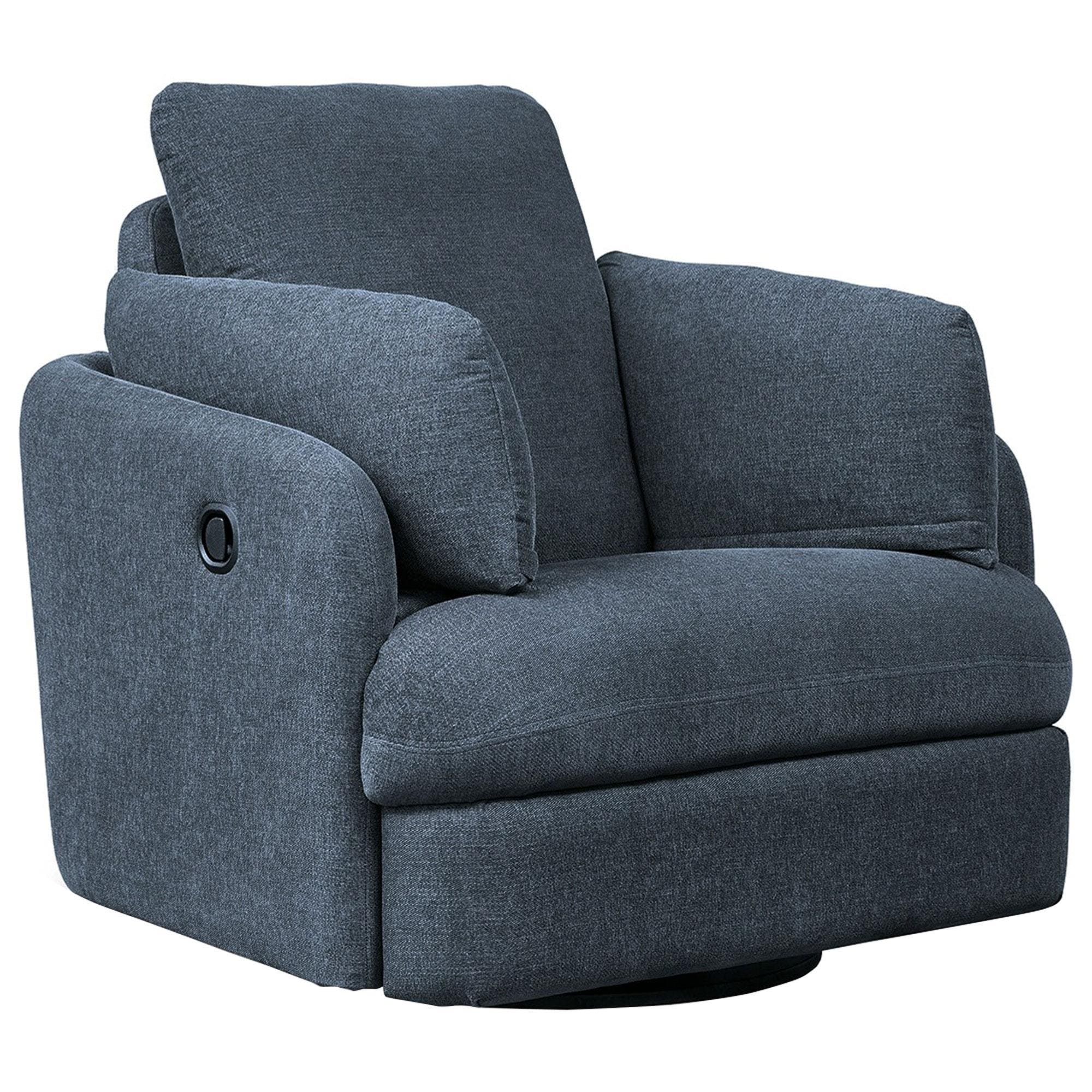 Signature Design by Ashley Modmax Swivel Glider Recliner in Ink  