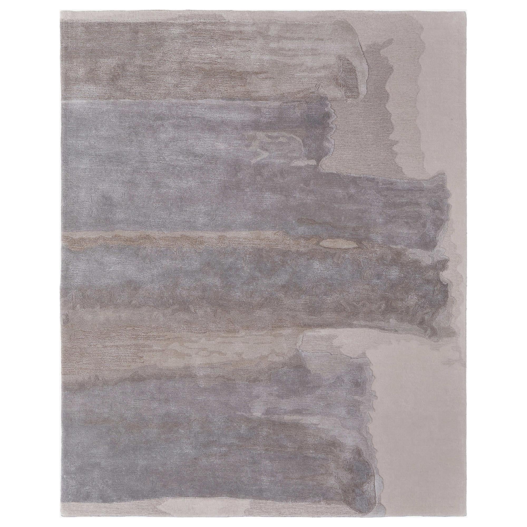 Feizy Rugs Anya 8' x 10' Gray and Ivory Area Rug NFM