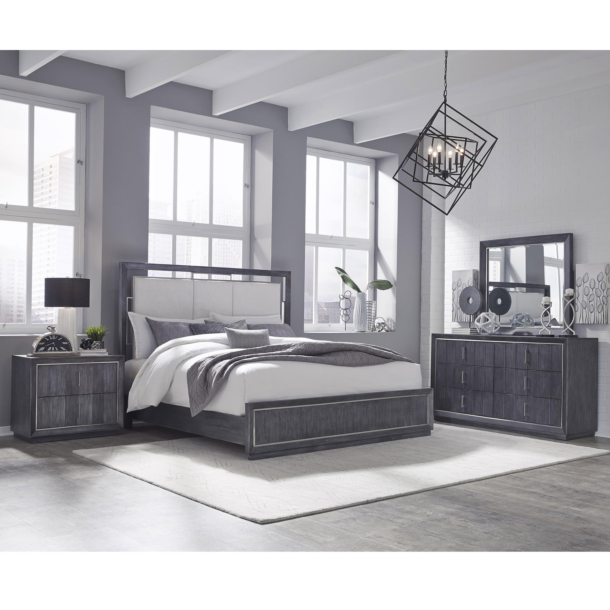 Chapel Hill Echo 4Piece King Bedroom Set in Galaxy Black Nebraska