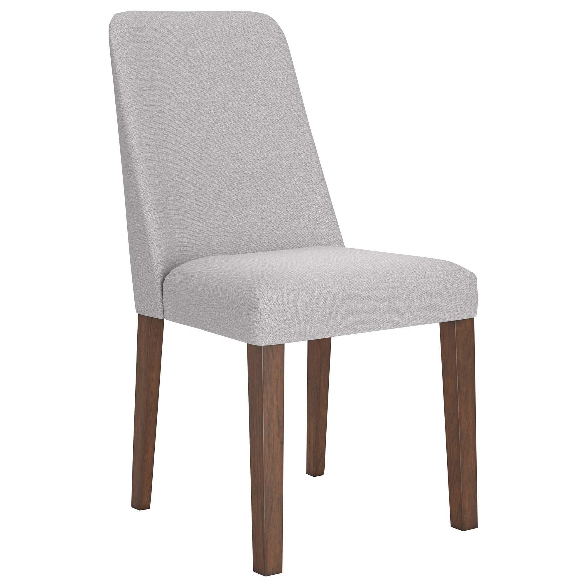 HADLEY Dining Chair ブラウン・グレー Ashley Lyncott Dining Chair with Gray Cushion in Medium Brown