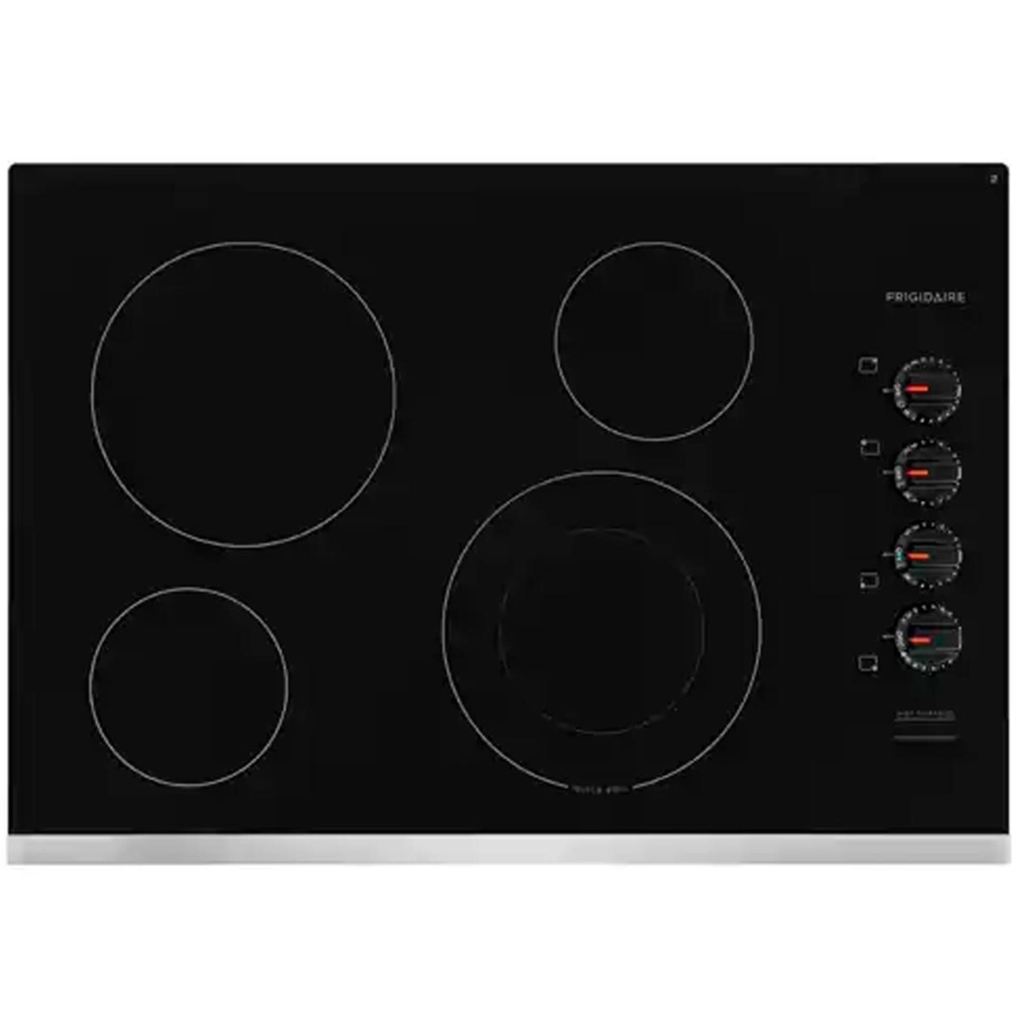 Frigidaire 30" Electric Ceramic Cooktop with Stainless Steel Trim NFM