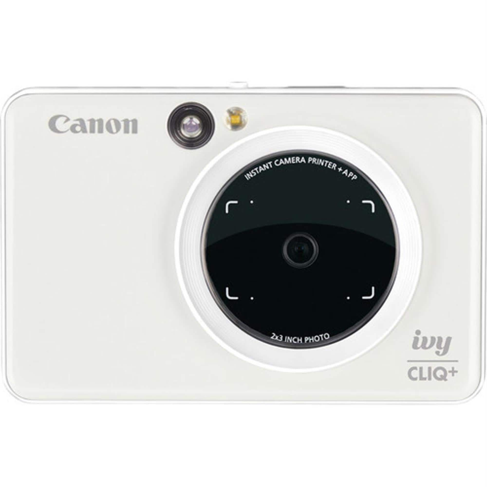 Canon IVY CLIQ+ Instant Camera Printer in Pearl White