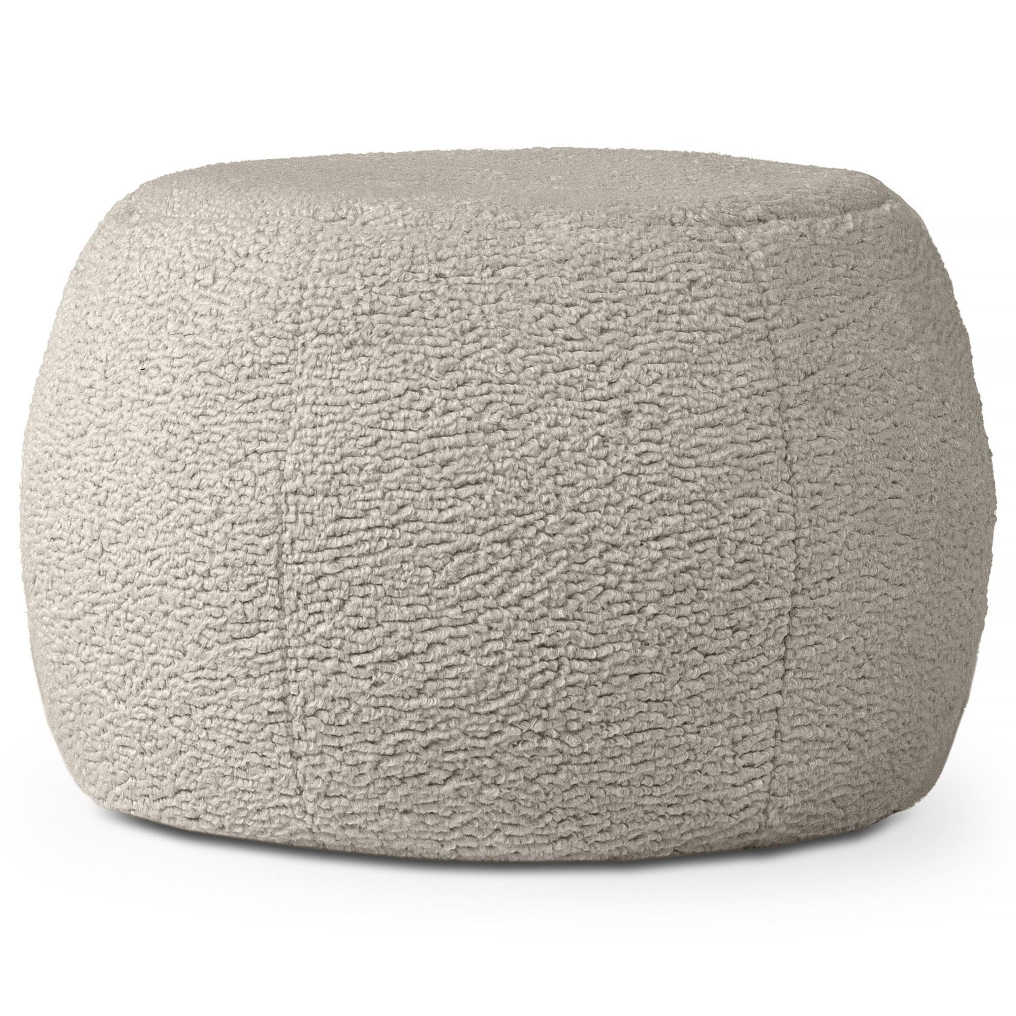 Jaxx Ellis Small Pouf in Smoke