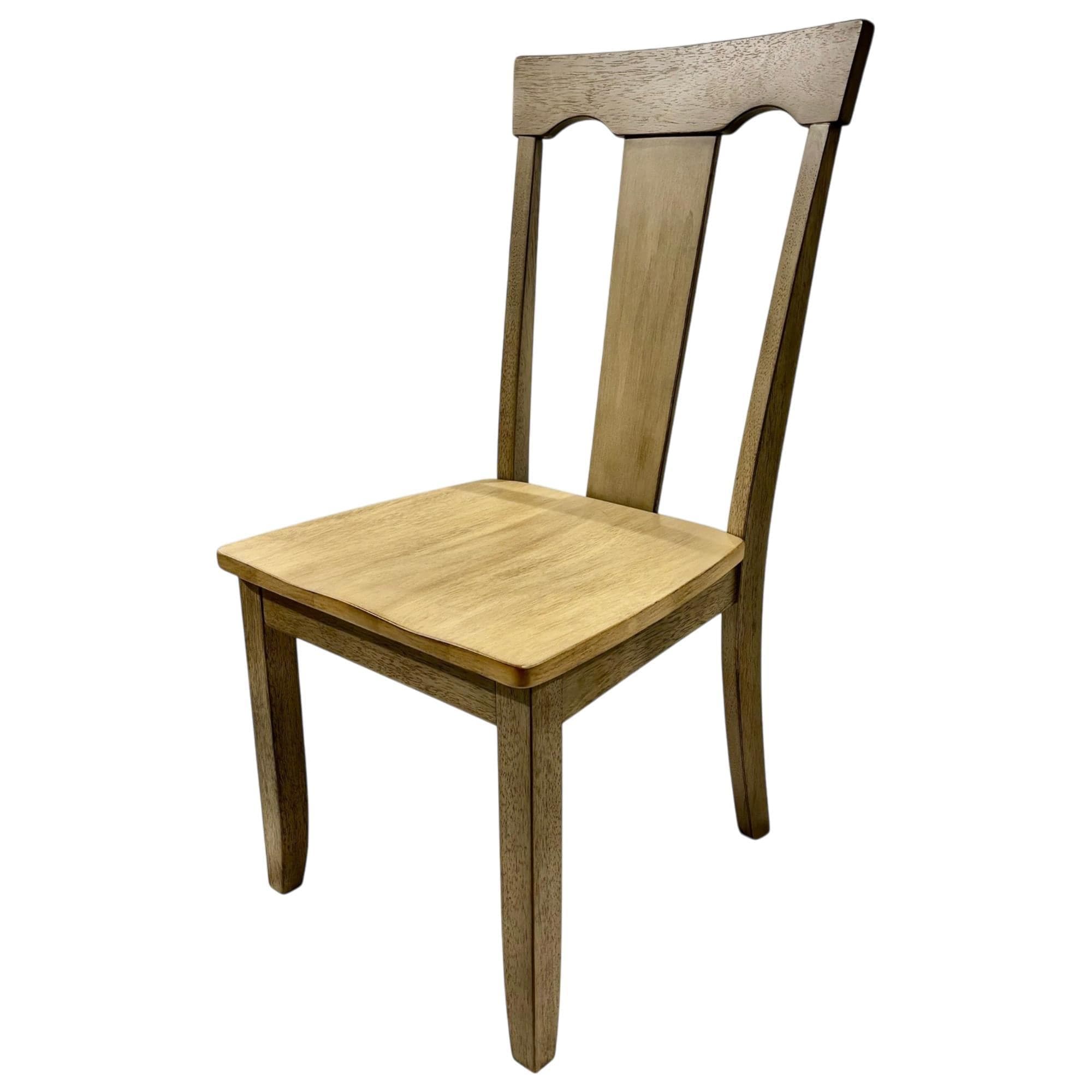 Maison Estee Adam Farms Side Chair in Natural and Dove Gray