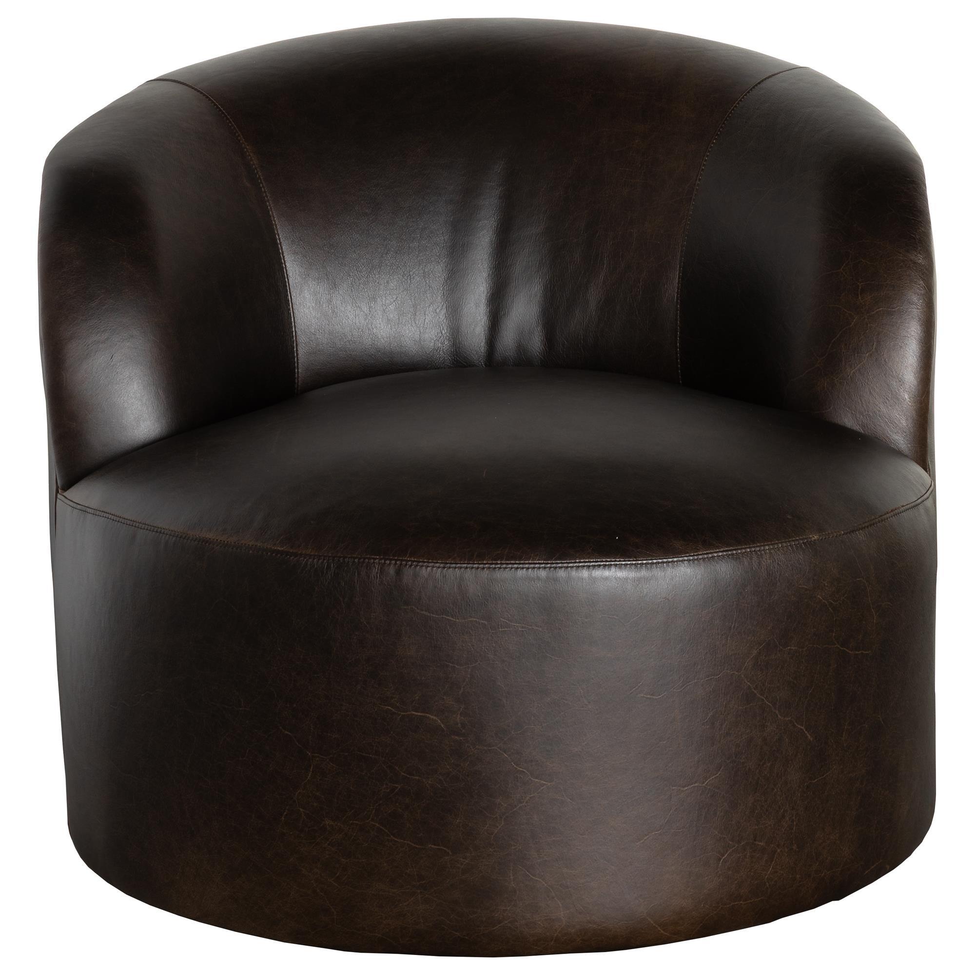 Bernhardt Elle Swivel Chair in Desert Palm