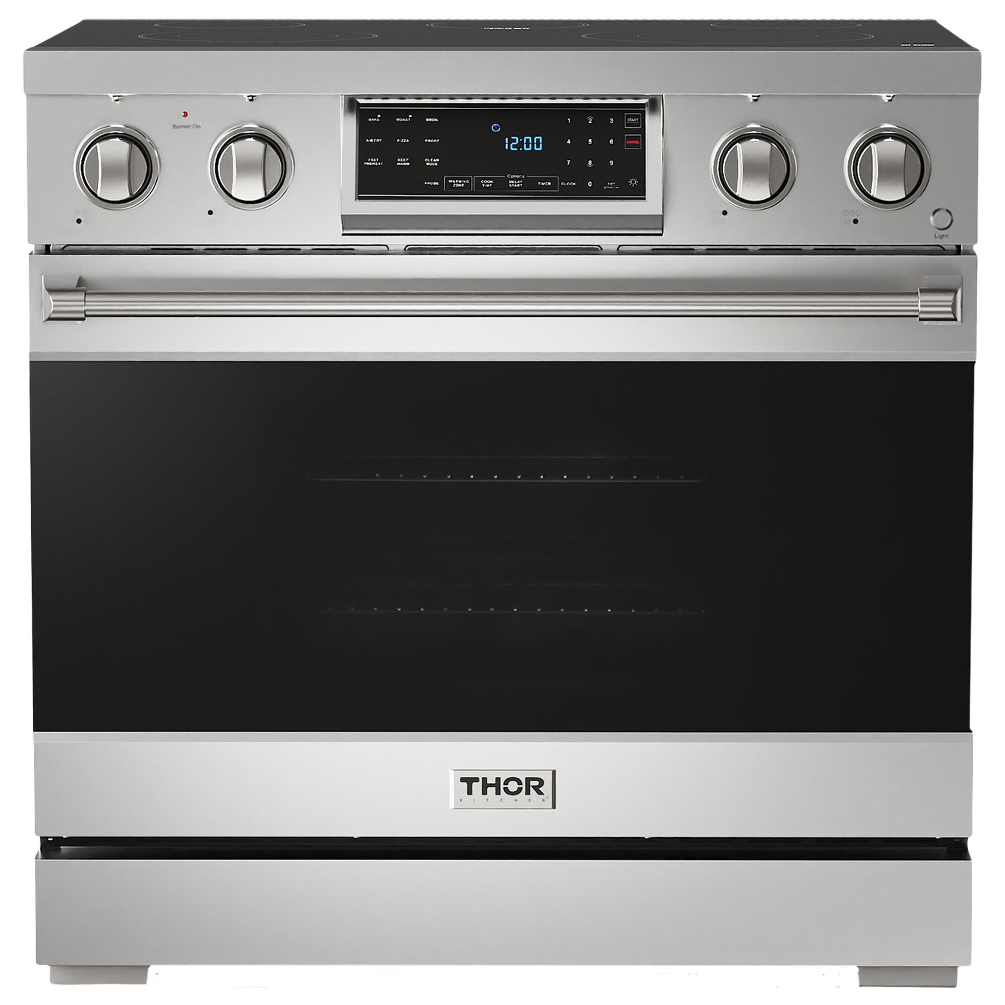 Thor Kitchen Gordon Ramsay 6 Cu. Ft. Professional Electric Range in ...