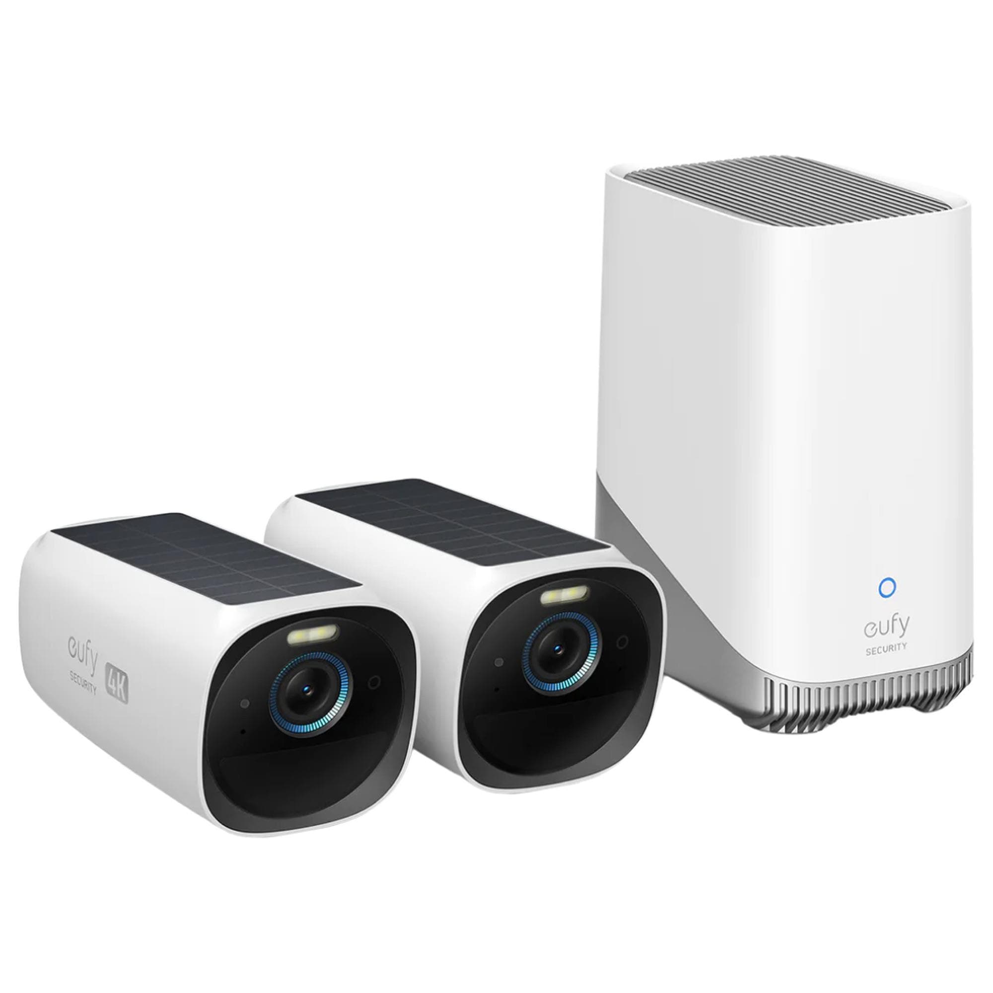eufy 2-Camera 4K UHD Wireless Security Camera Kit in White | NFM eufy 2-Camera 4K UHD Wireless Security Camera Kit in White | NFM