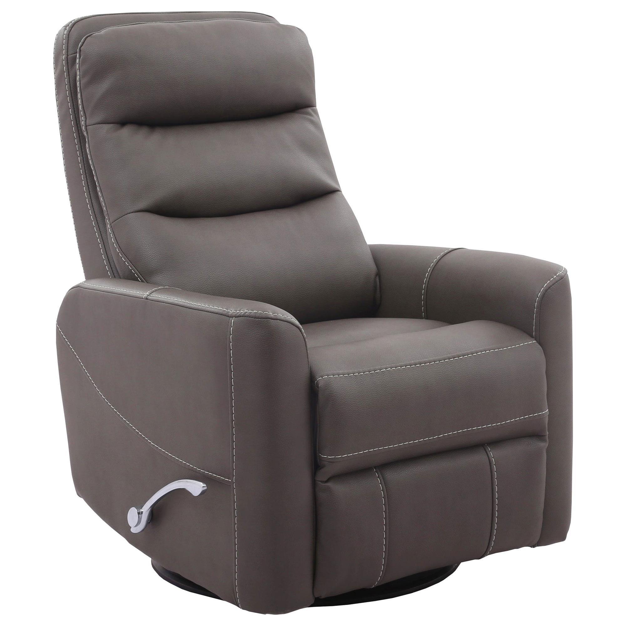 Simeon Collection Hercules Manual Swivel Glider Recliner in Haze