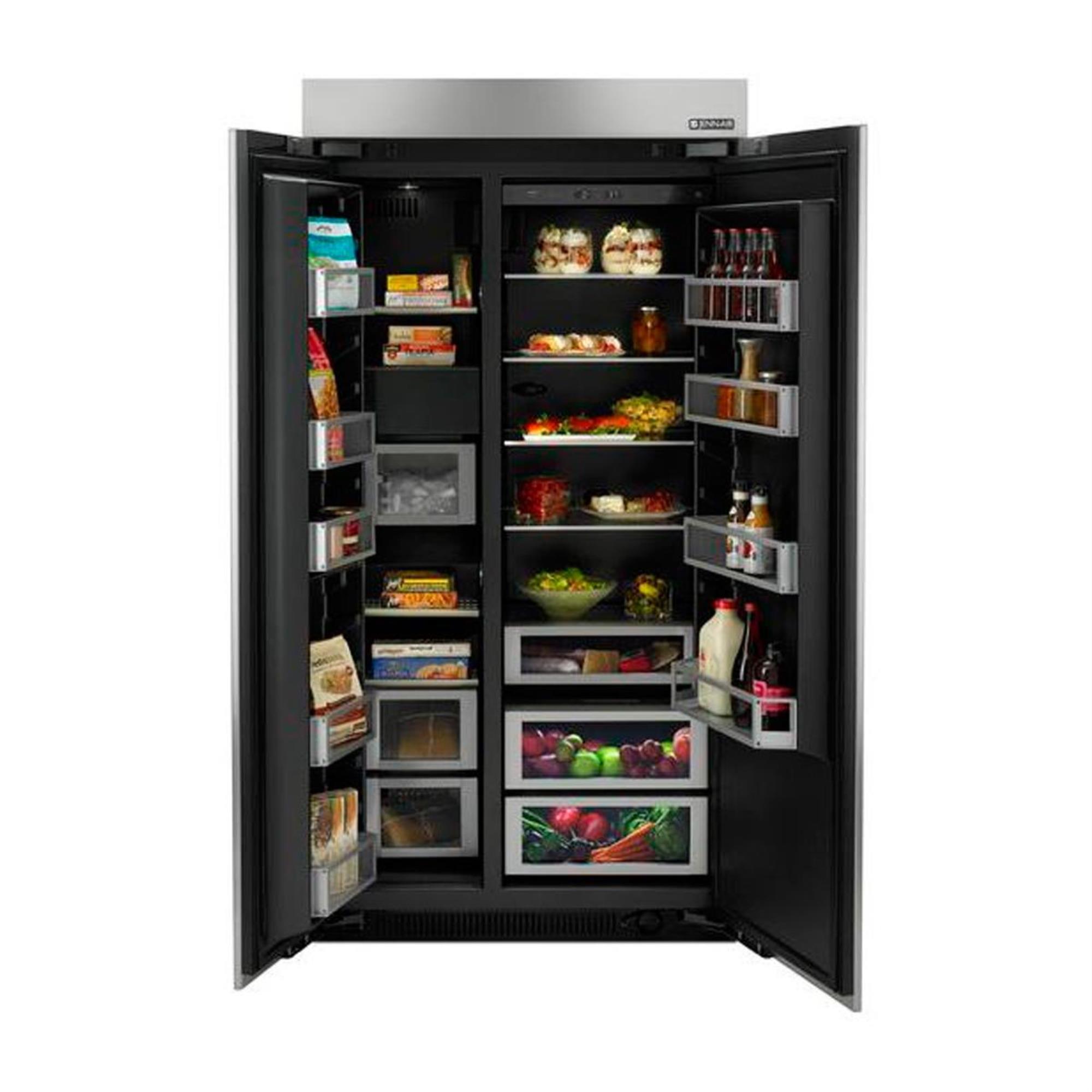 Jenn Air 42 Built In Side By Side Refrigerator Panel Ready Nebraska Furniture Mart