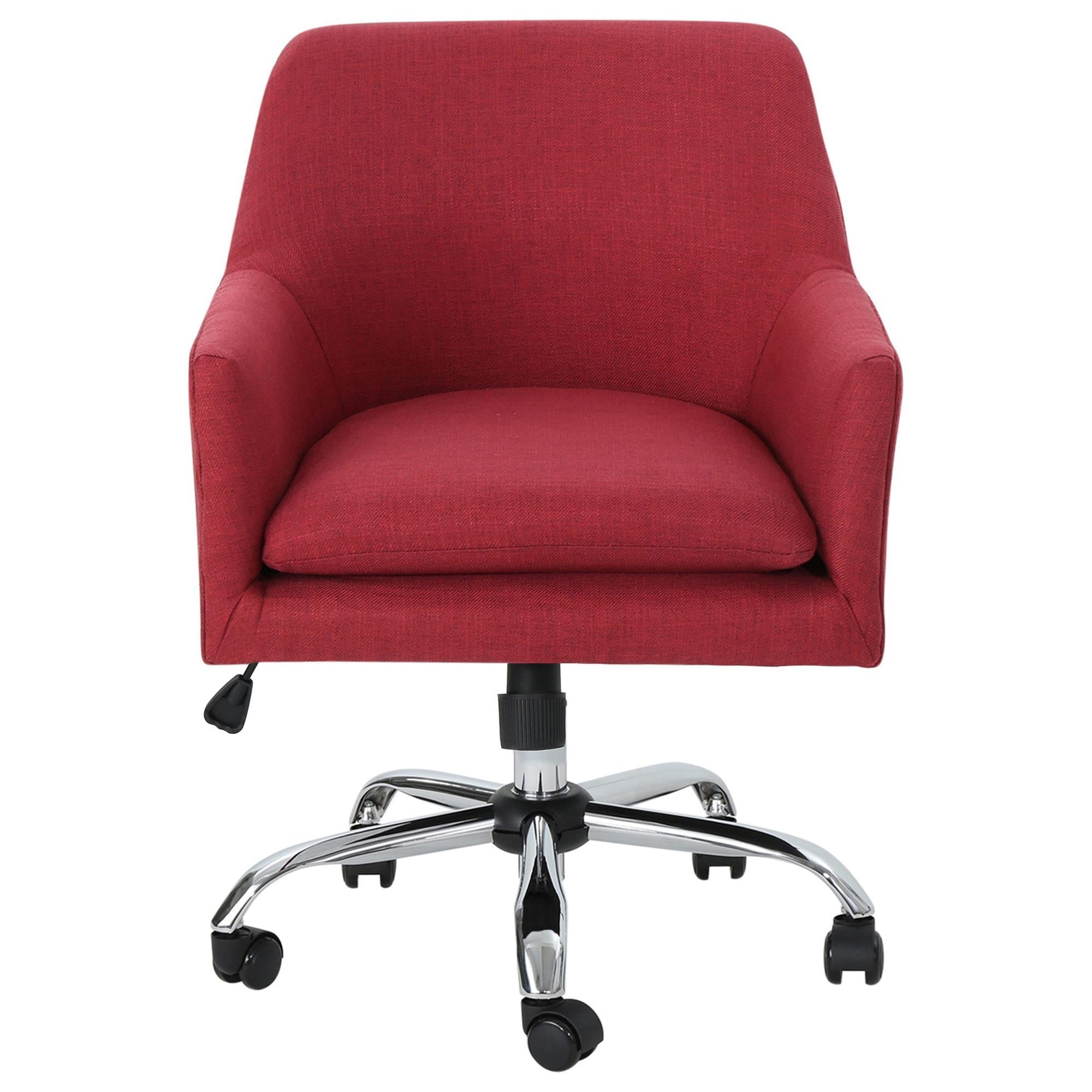 Noble House Johnson Office Chair in Red NFM