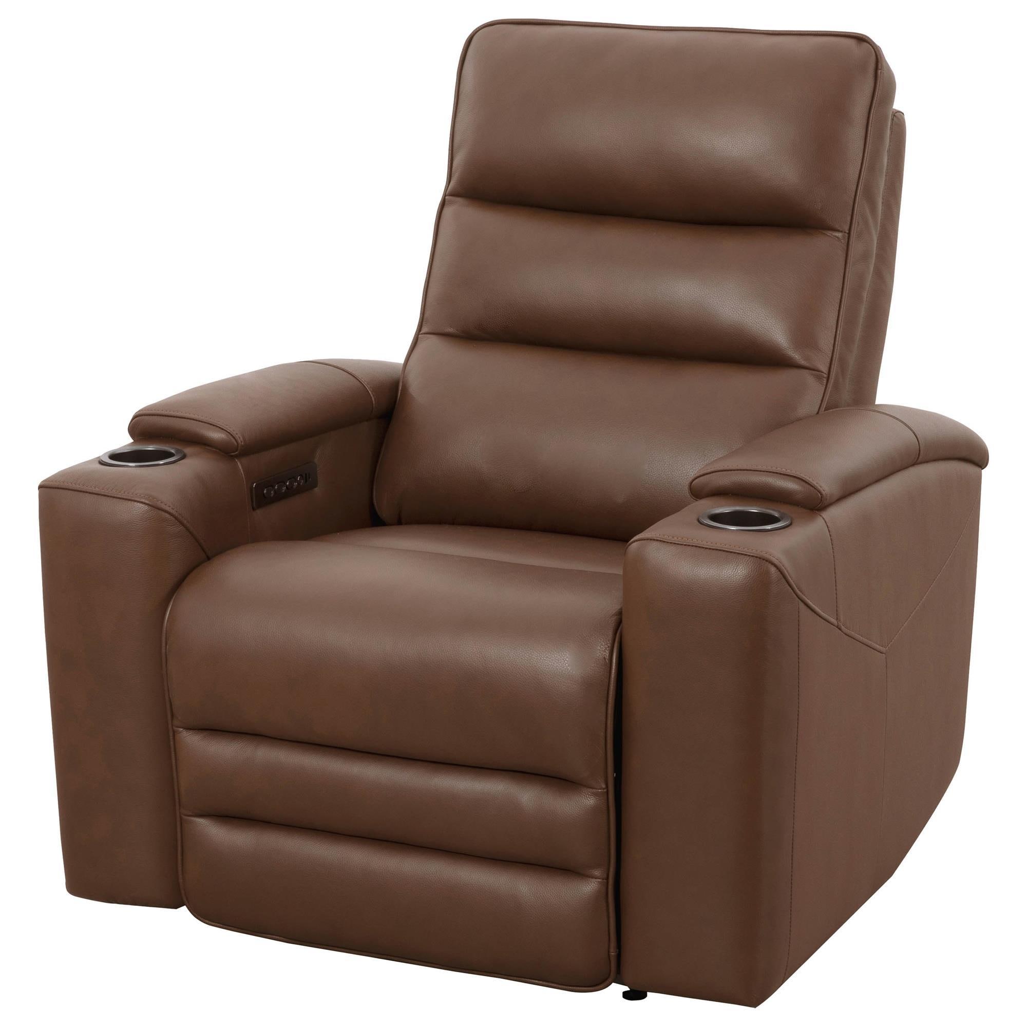 Simeon Collection Nexus Power Zero-Gravity Recliner in Autumn Umber