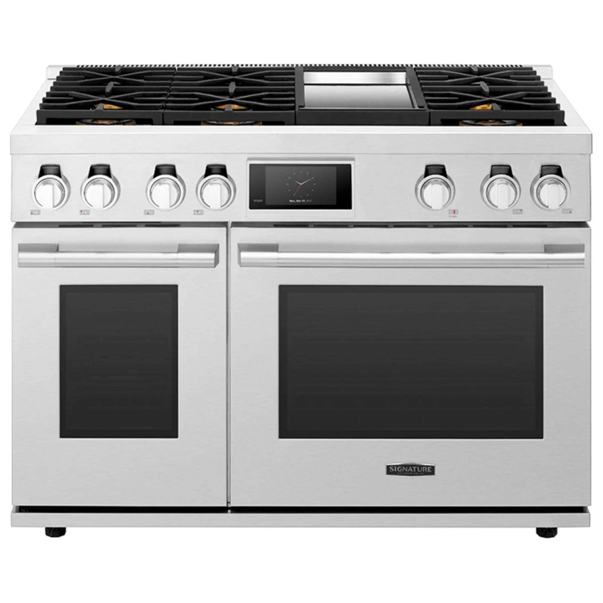 Signature Kitchen Suite 48" Gas Range with 6Burner Griddle in