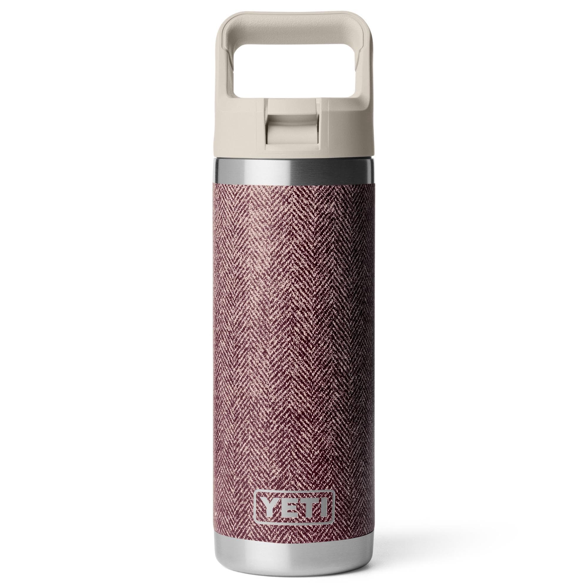YETI Rambler 18 Oz Water Bottle with Color-Matched Straw Cap in