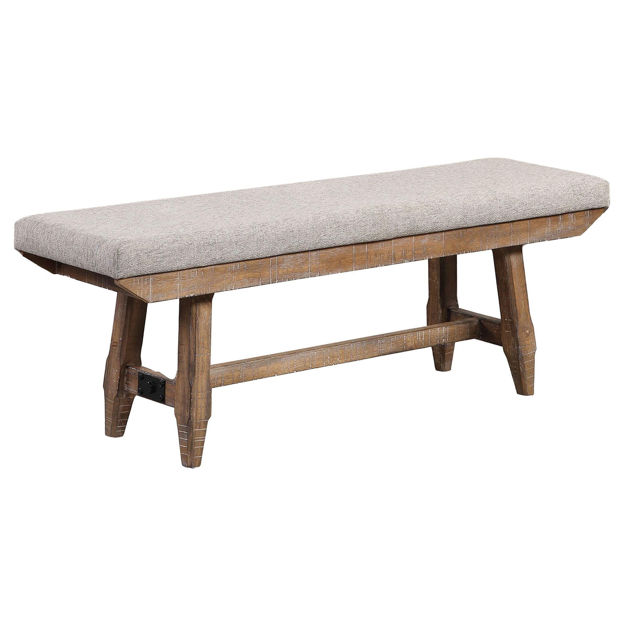 Crystal City Riverdale Bench in Driftwood