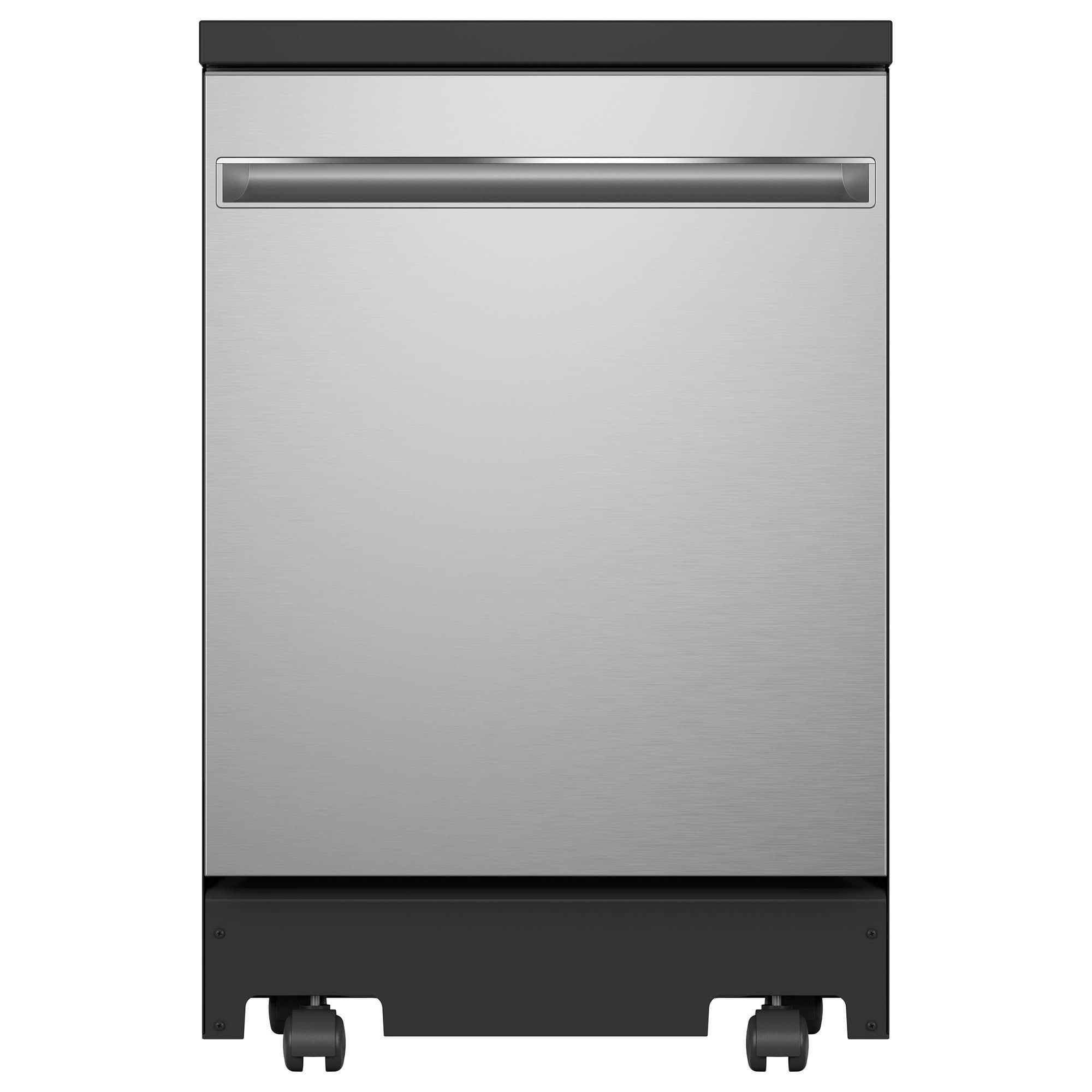 GE Appliances 24" Interior Portable Dishwasher in Stainless Steel NFM