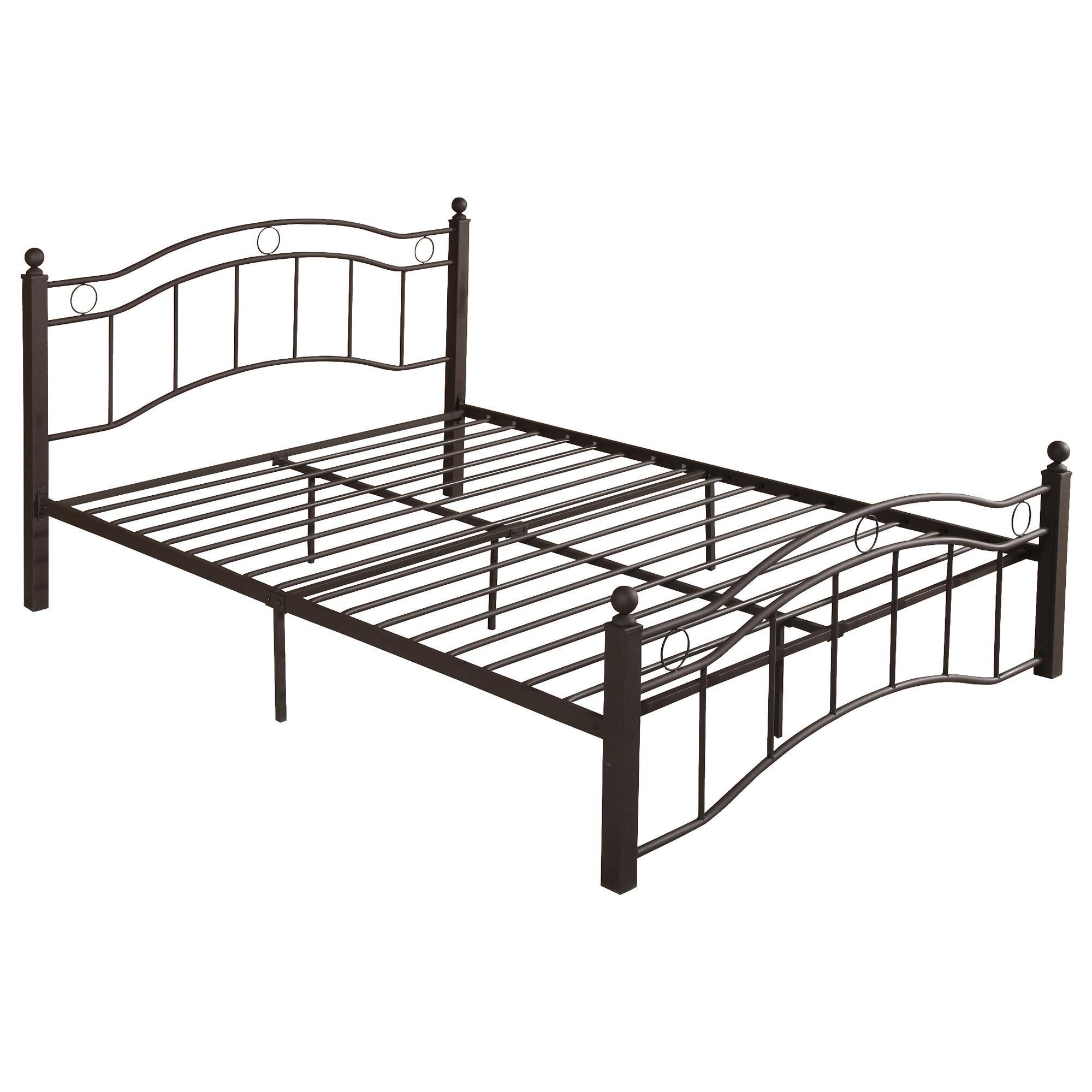 Noble House Bouvardia Queen Bed Frame in Hammered Copper NFM