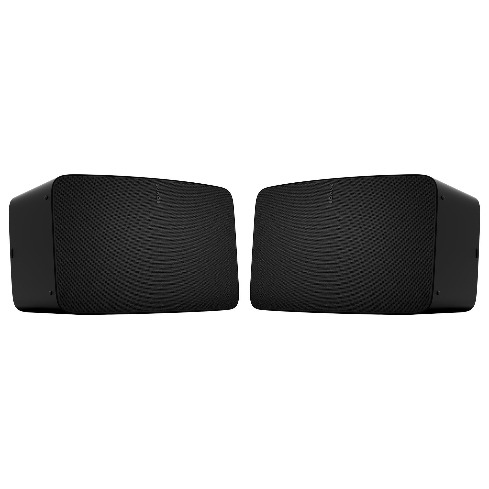 SONOS Five Wireless Smart Speaker in Black - Set of 2