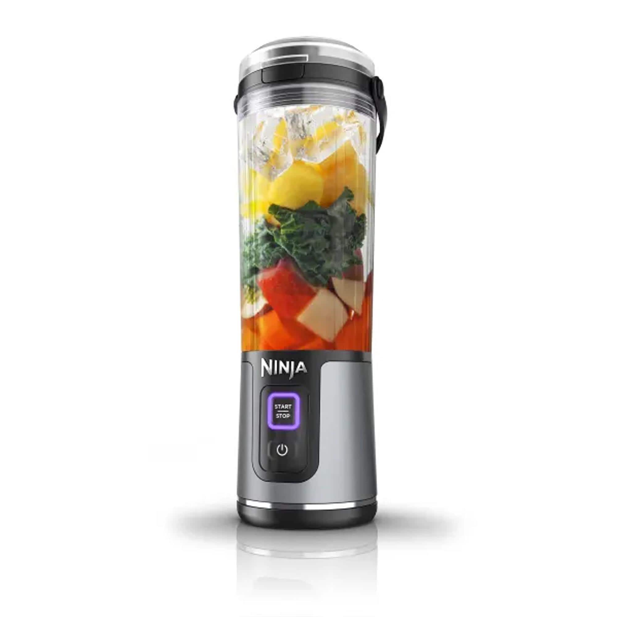 Ninja Blast 1-Speed Portable Hand Blender in Cranberry
