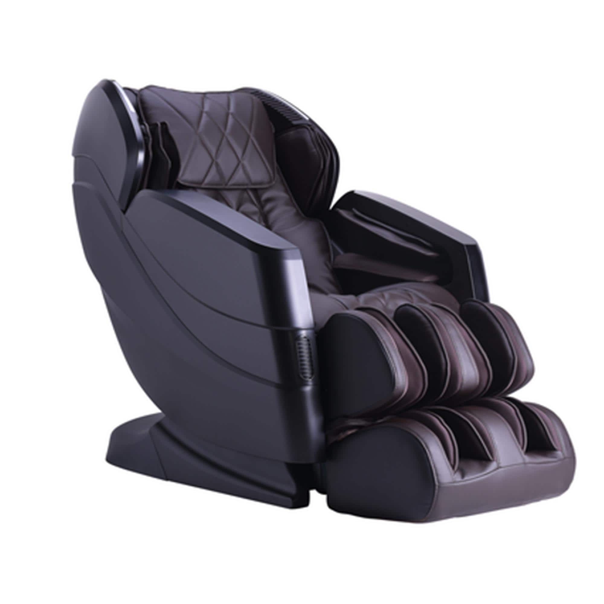 Cozzia Advanced L Track Massage Chair in Black and Brown NFM