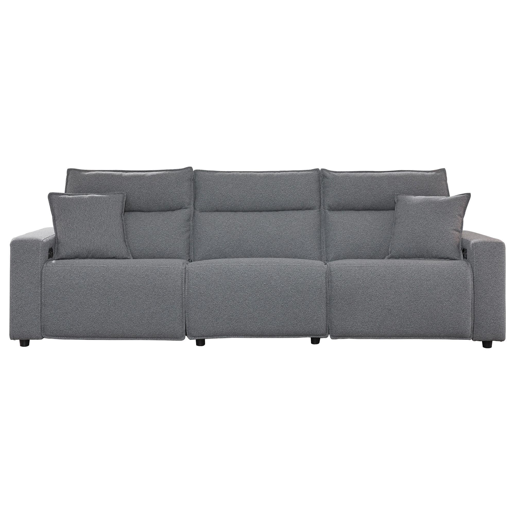 Ashley ModMax II 3-Piece Power Reclining Symmetrical Sectional in