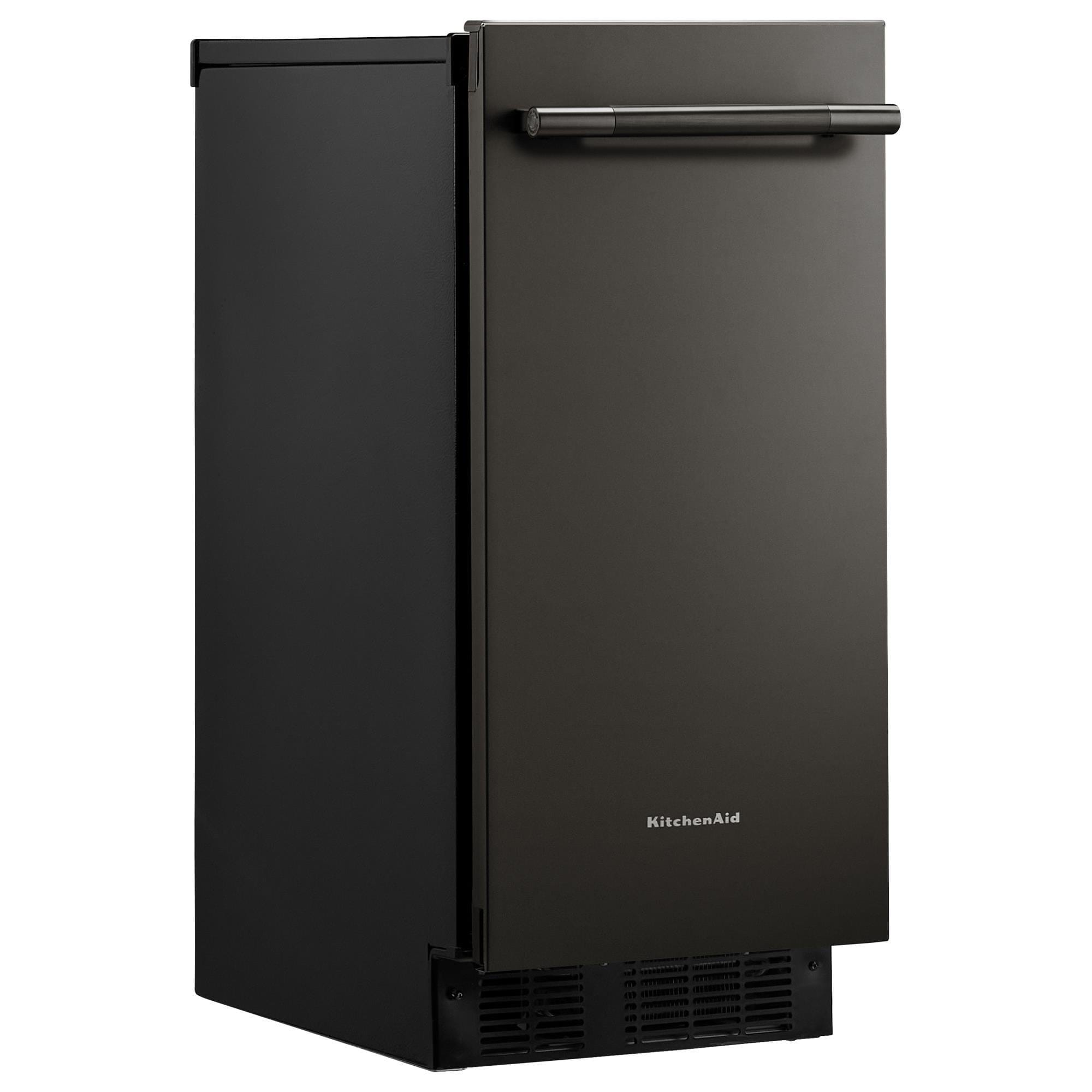 Kitchenaid Ice Machine KitchenAid 15'' Automatic Ice Maker in Black Ore