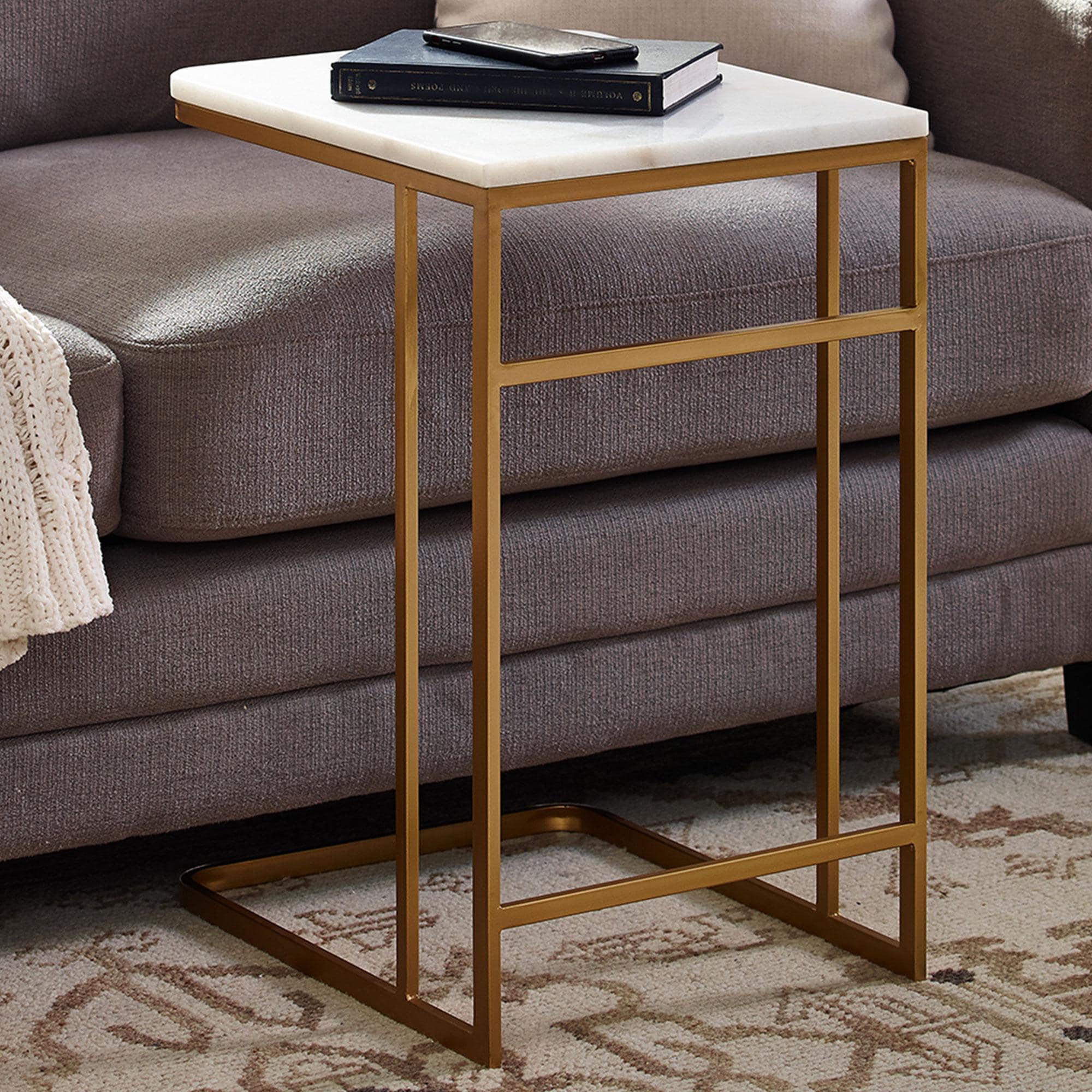 Marble and deals gold c table