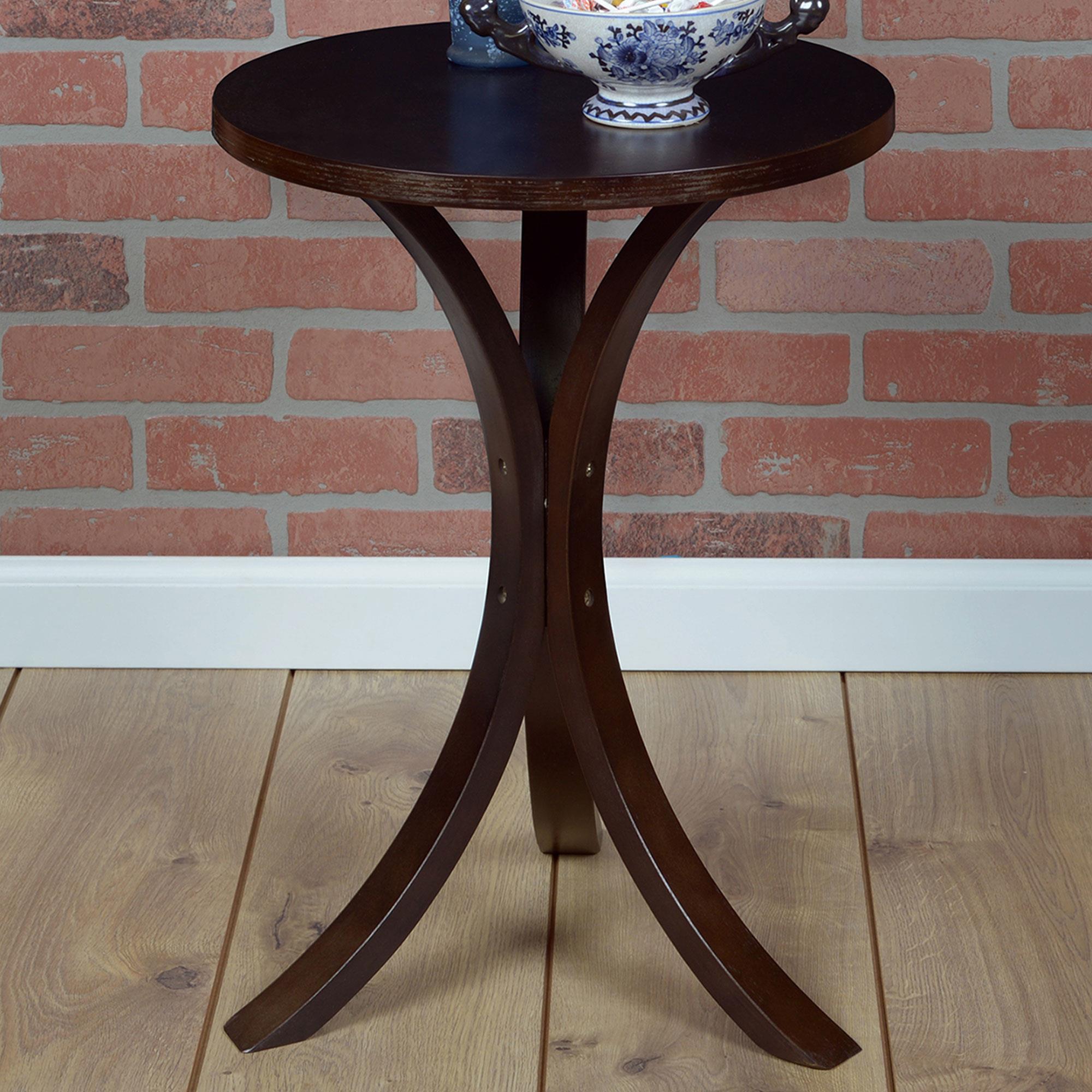 Mocha Walnut Niche Mia Bentwood Side Table Mocha Walnut Niche Mia Bentwood Side Table