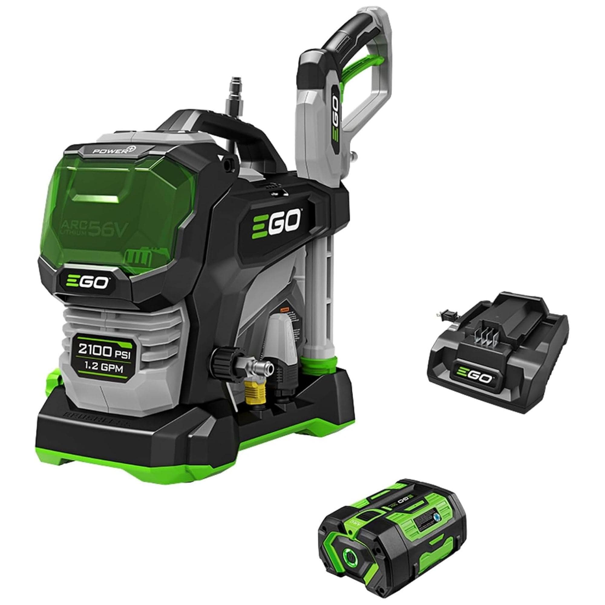 JOKERD ＜ULTIMATE＞T-pe. polygon EGO 2100 PSI Compact Pressure Washer in Gray and Green