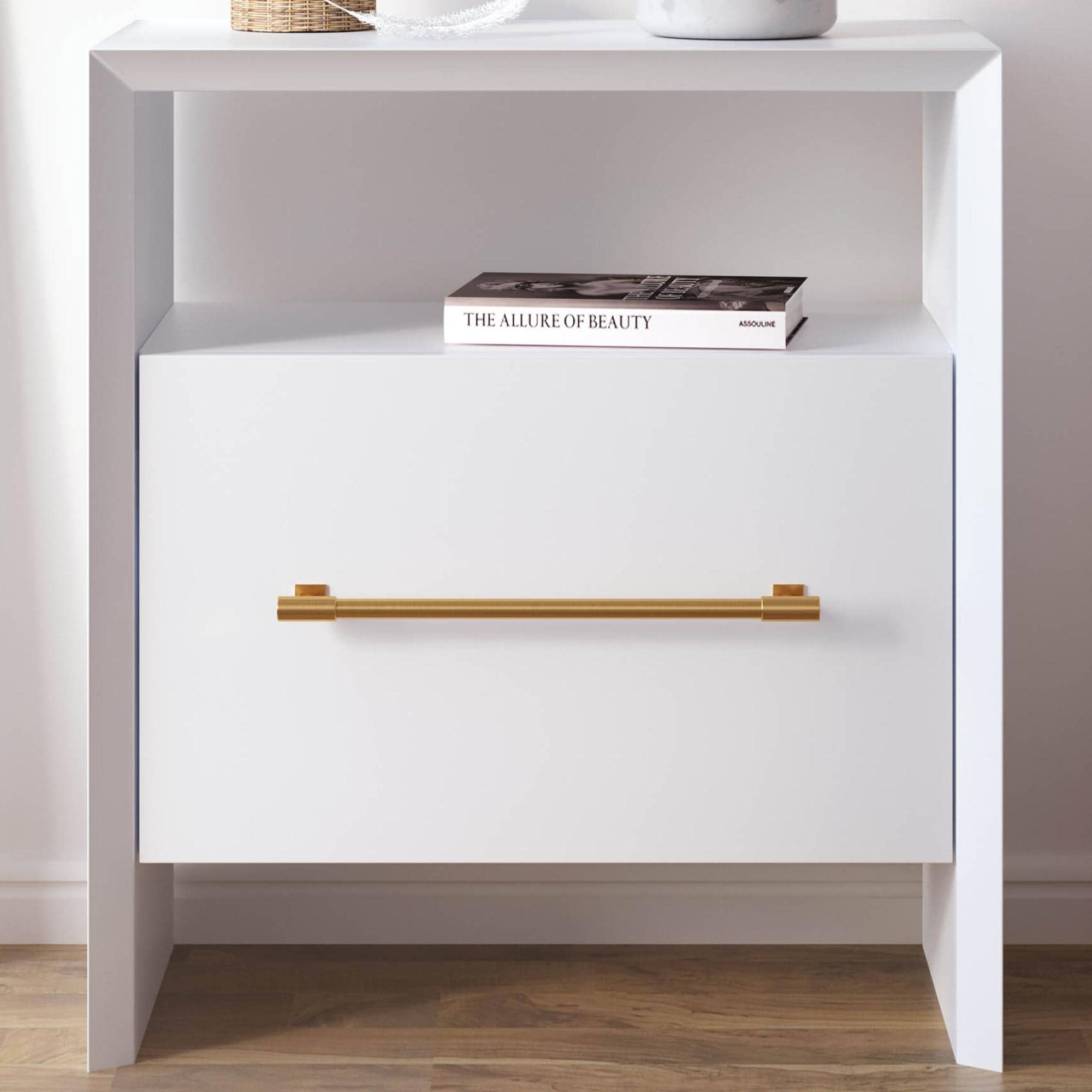 Tov Furniture Libre Nightstand in White NFM