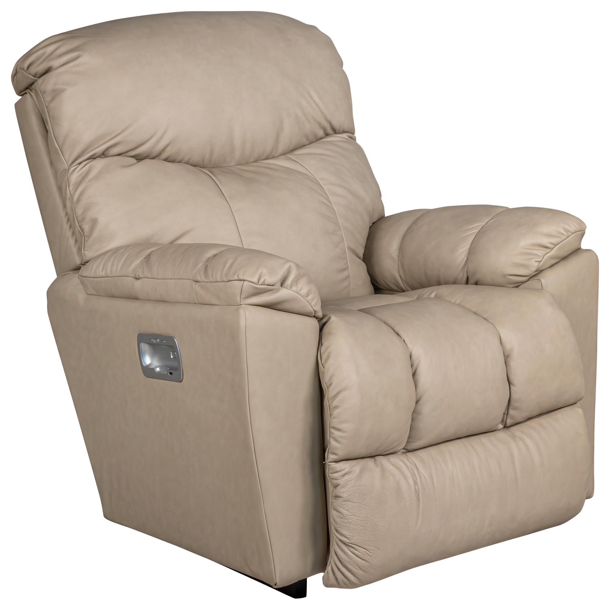 La-Z-Boy Morrison Leather Power Rocking Recliner