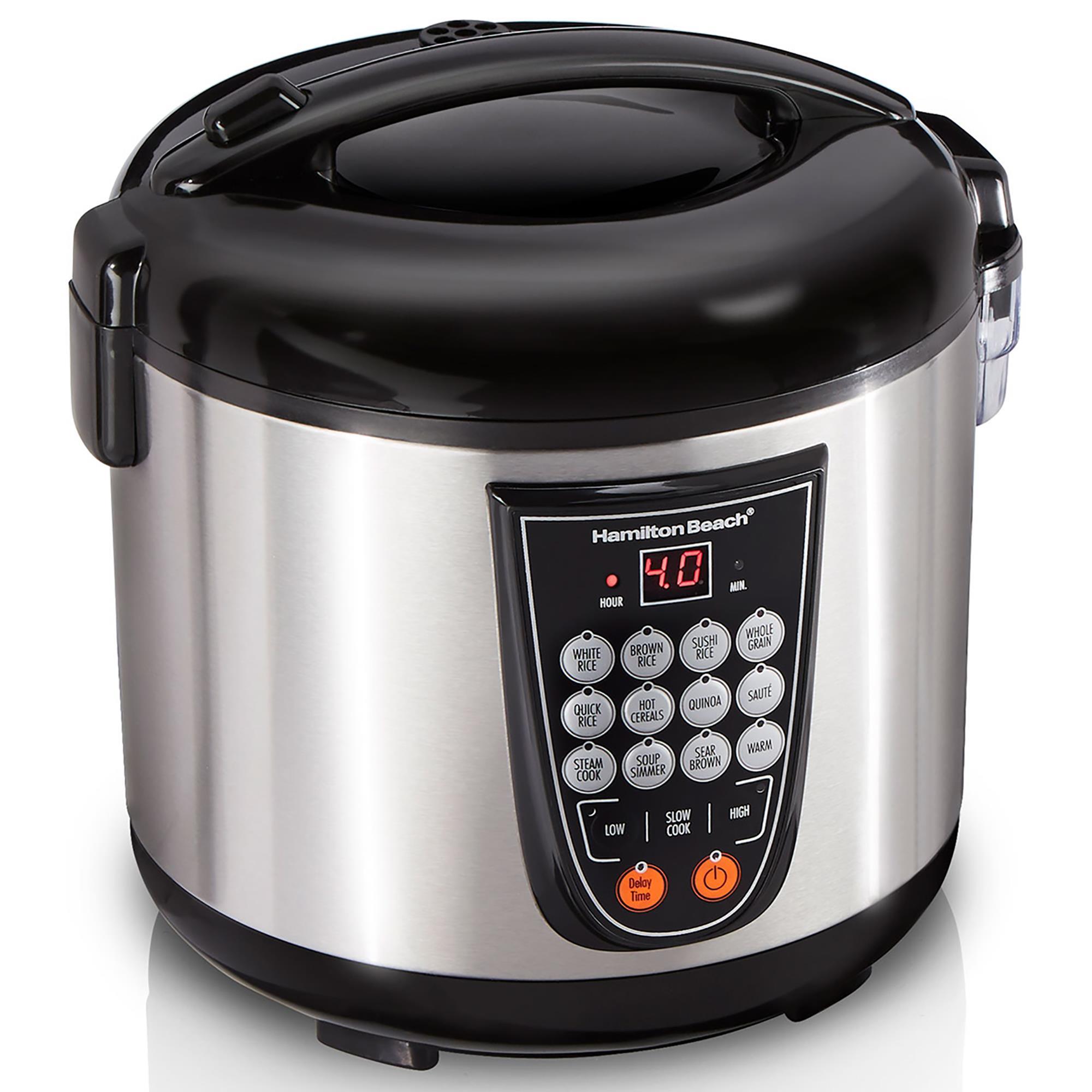 Hamilton Beach Stay Or Go 5 Qt. Programmable Slow Cooker, Cookers &  Steamers, Furniture & Appliances