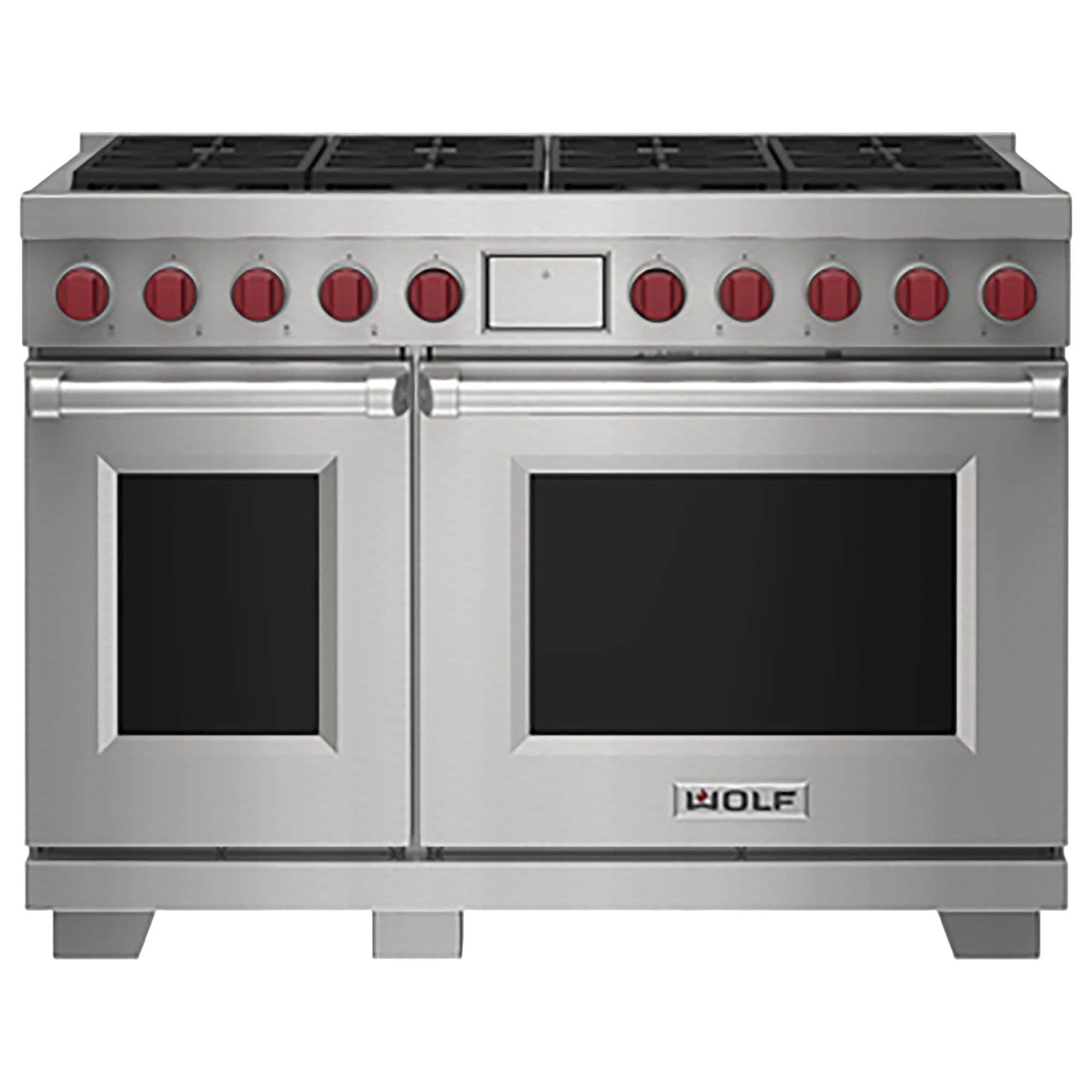 Thor 36-Inch Dual-Fuel Professional-Style Range With 8 Open Burners And Electric Convection Oven