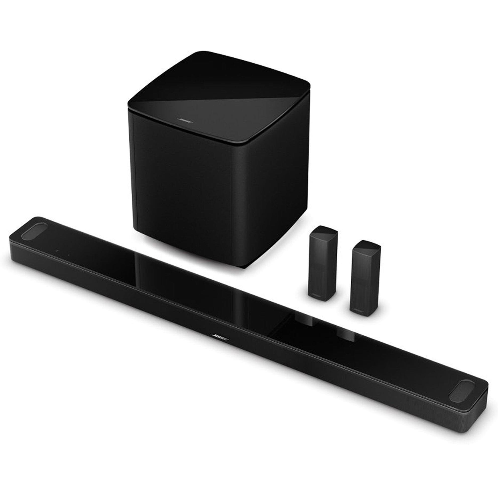 Bose Smart Soundbar 900 + Surround Speakers and Bose Bass Module 700 in Black | NFM