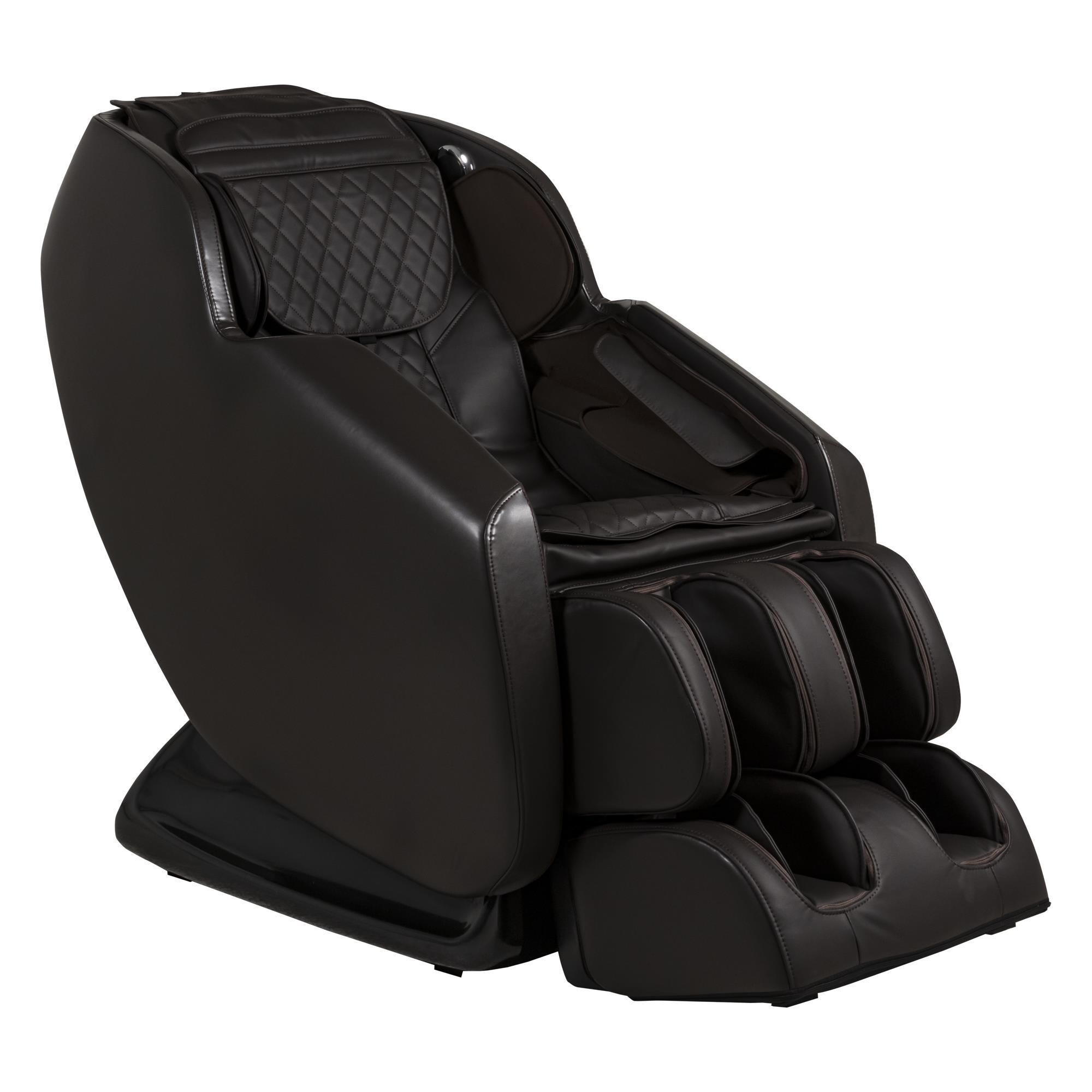 Ergotech Massage Chair with Lumbar Heat in Brown Nebraska Furniture Mart
