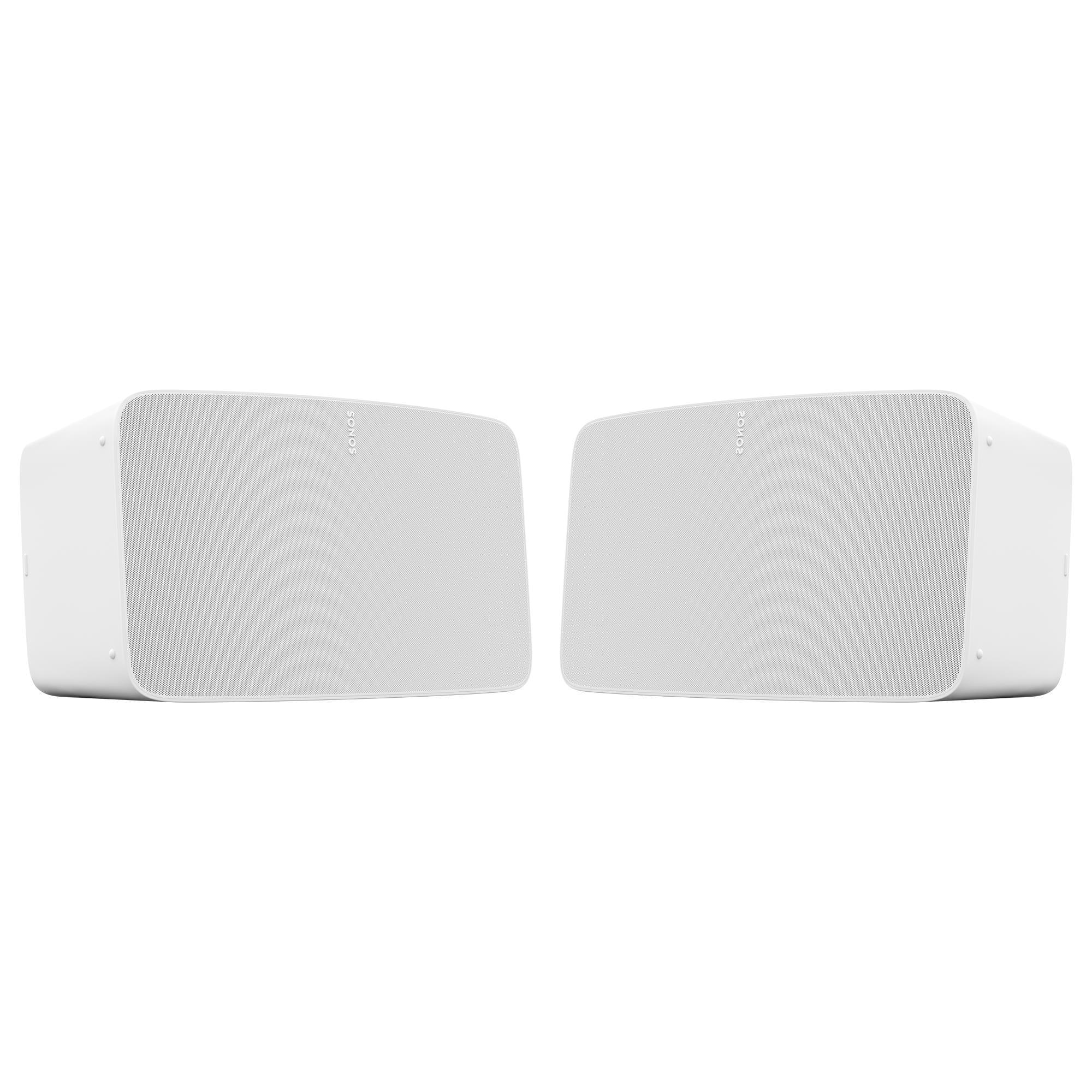 SONOS FIVE Wireless Smart Speaker in White - Set of 2