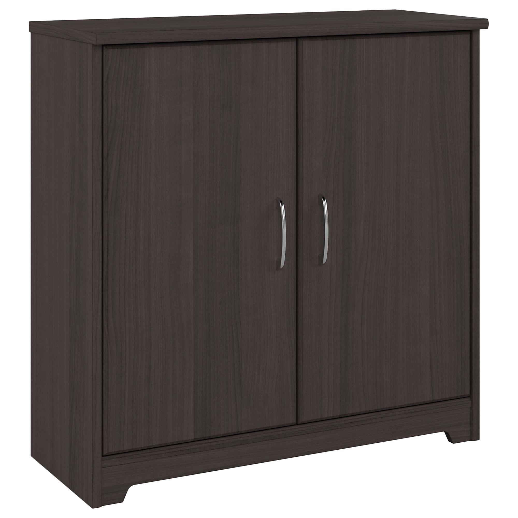 Bush Cabot Small Storage with Doors in Heather Gray NFM