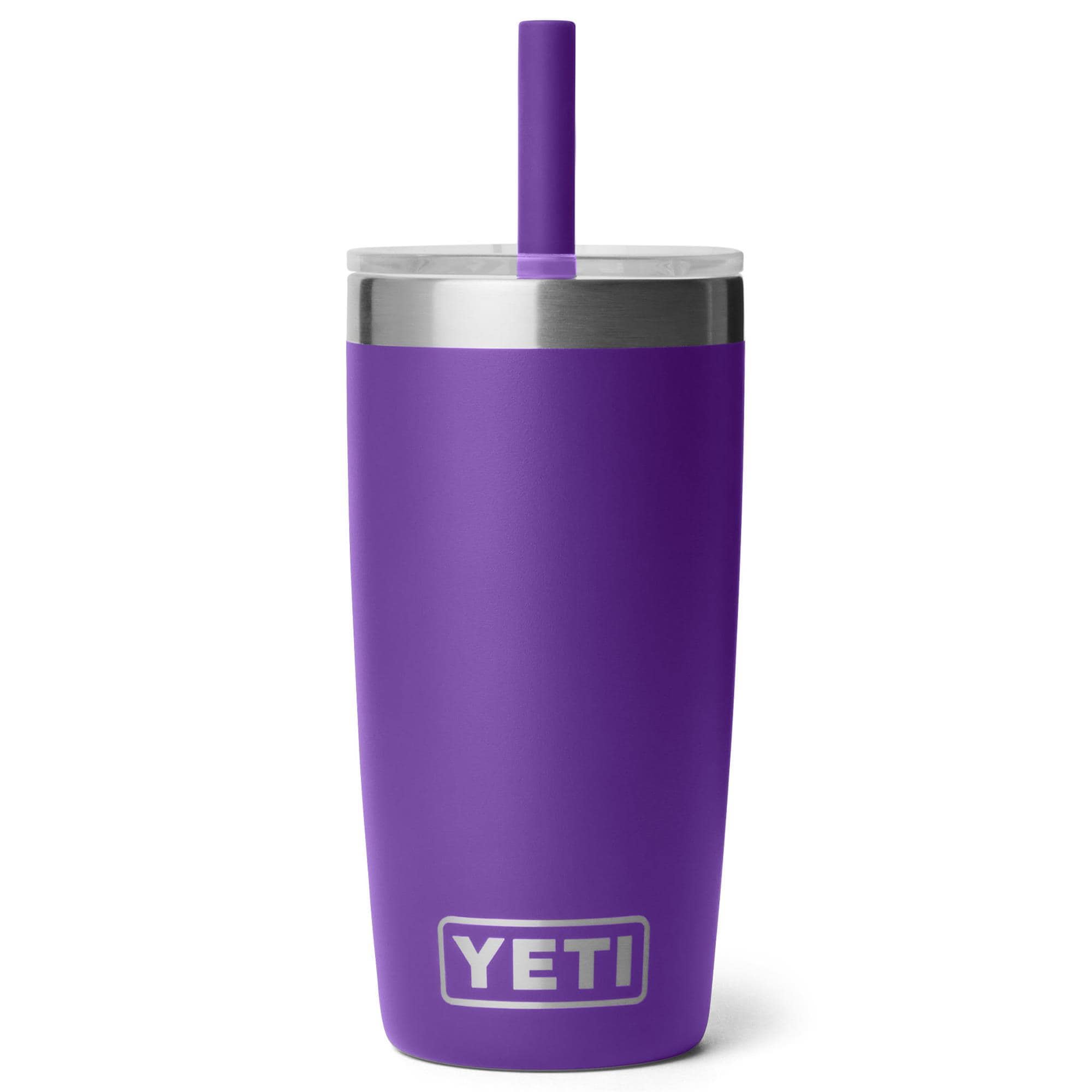 YETI Rambler Jr 10 Oz Tumbler with Silicone Straw Lid in Pace Purple