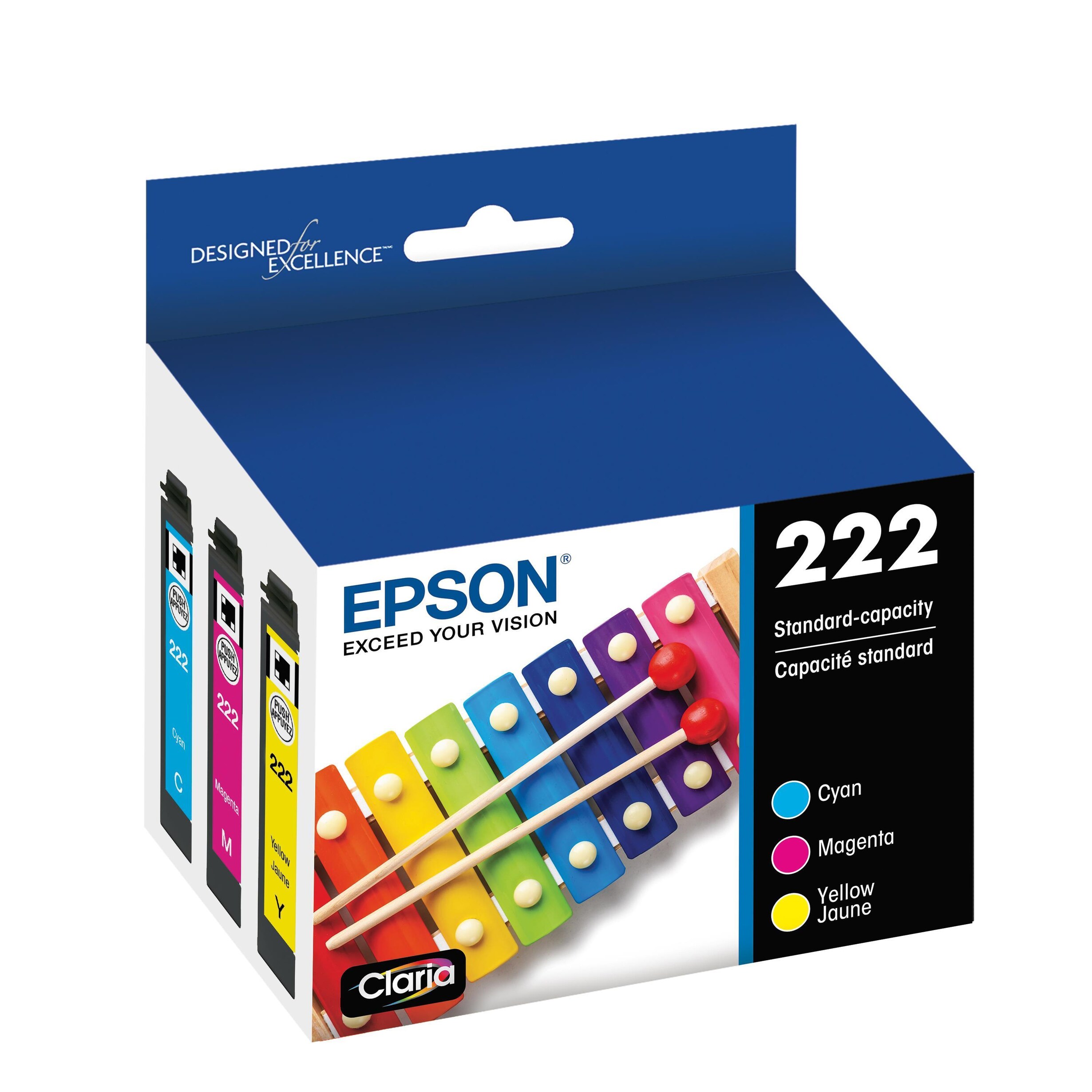 Ink Epson カラリオプリンター Claria Capacity Color Pack EP-315