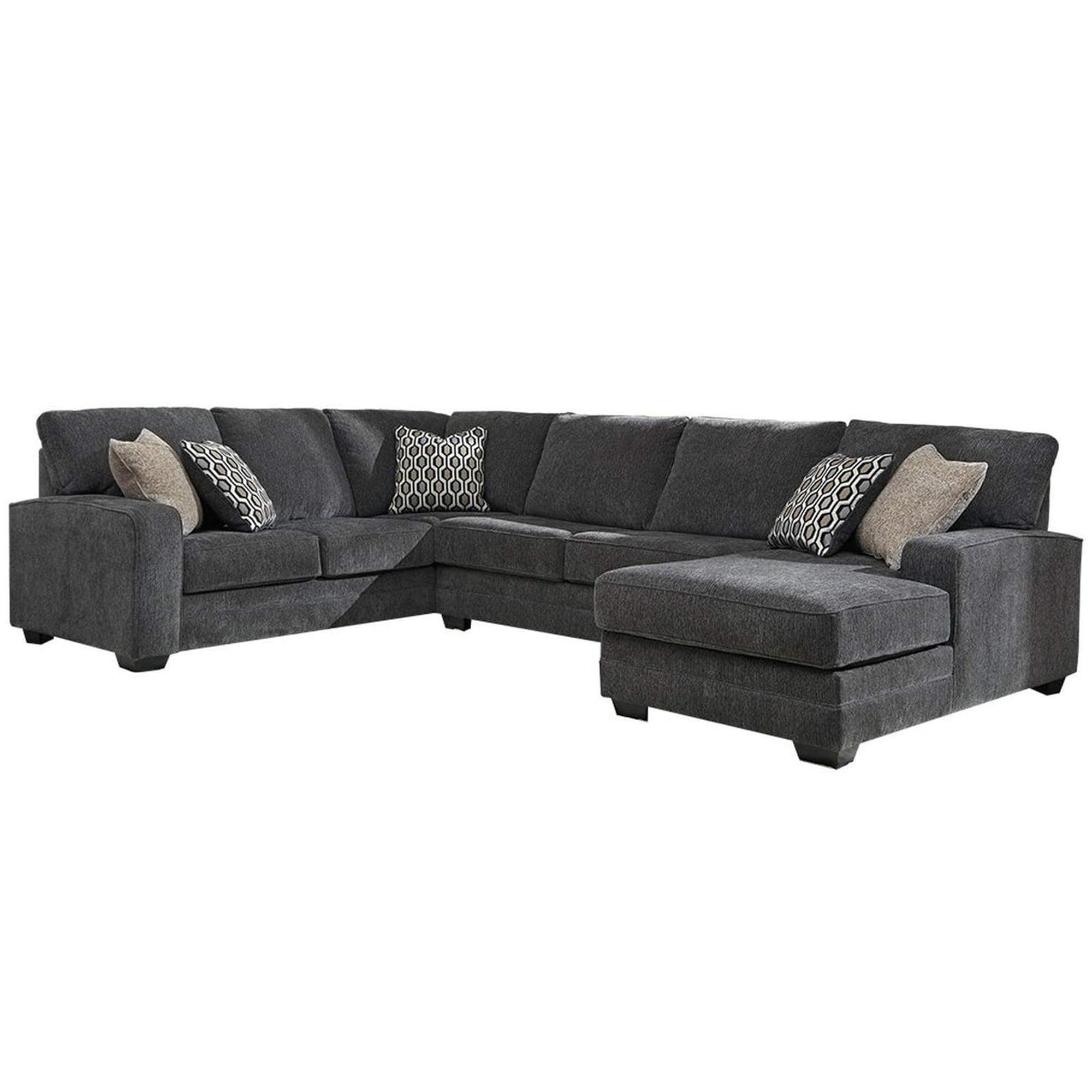 Ashley Grey Sectional Sofa | Baci Living Room
