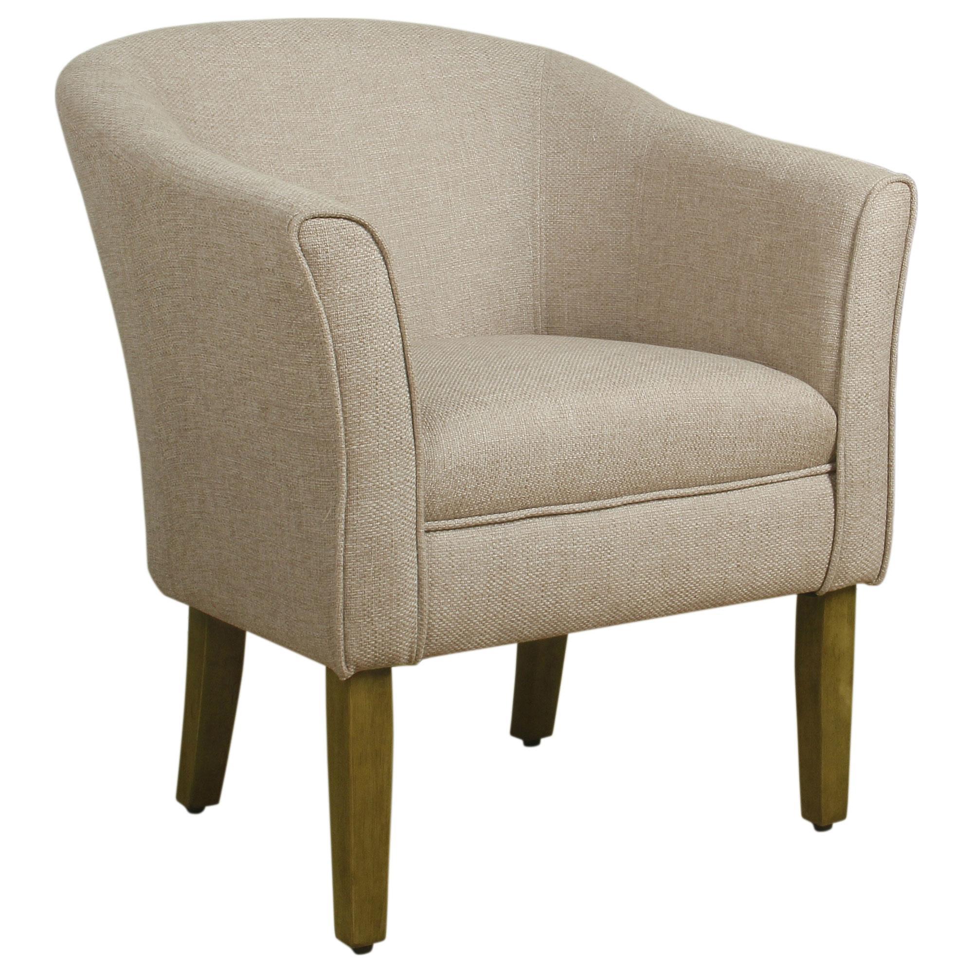 Kinfine Barrel Accent Chair in Flax Brown NFM