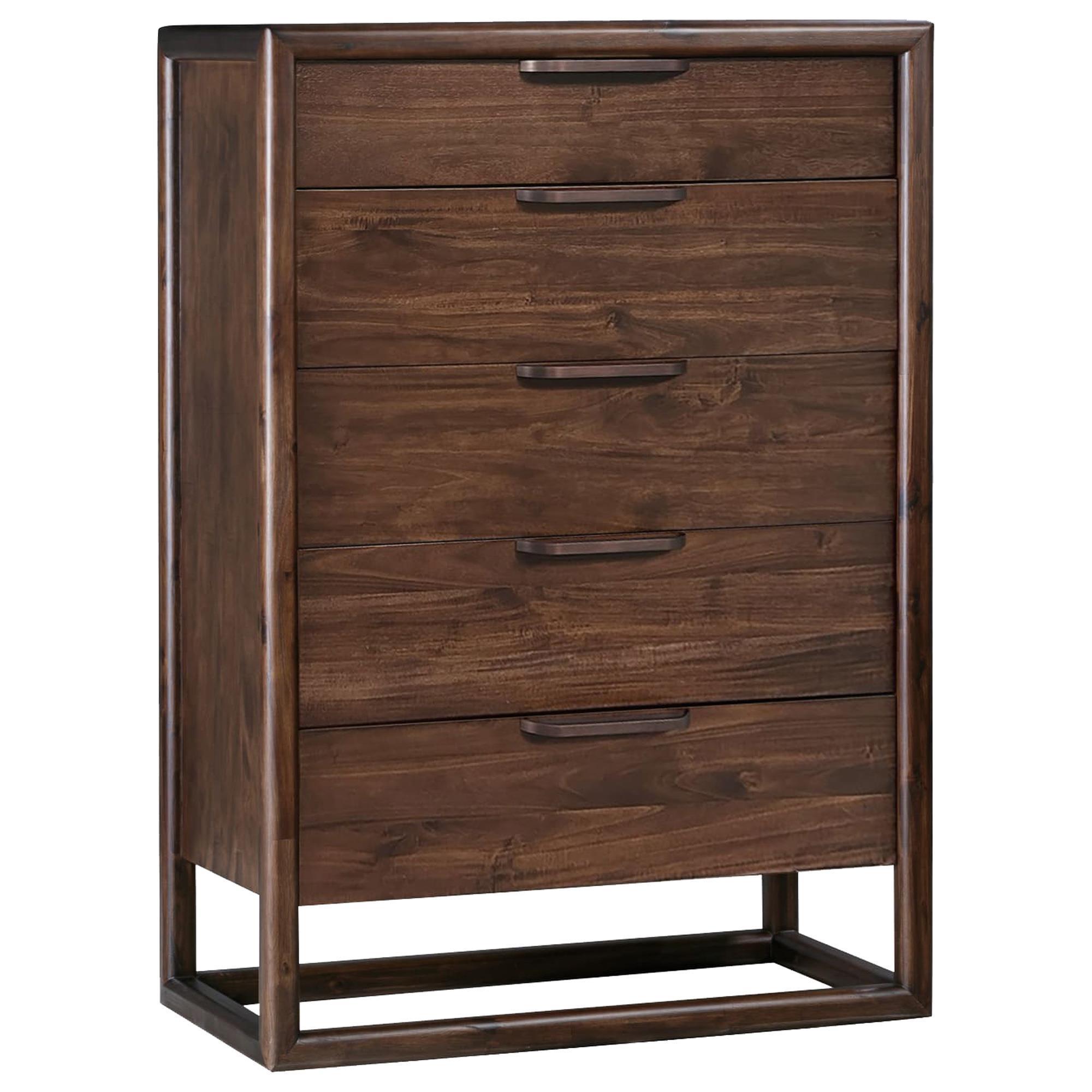 Urban Home Sol 5-Drawers Chests in Brown Spice