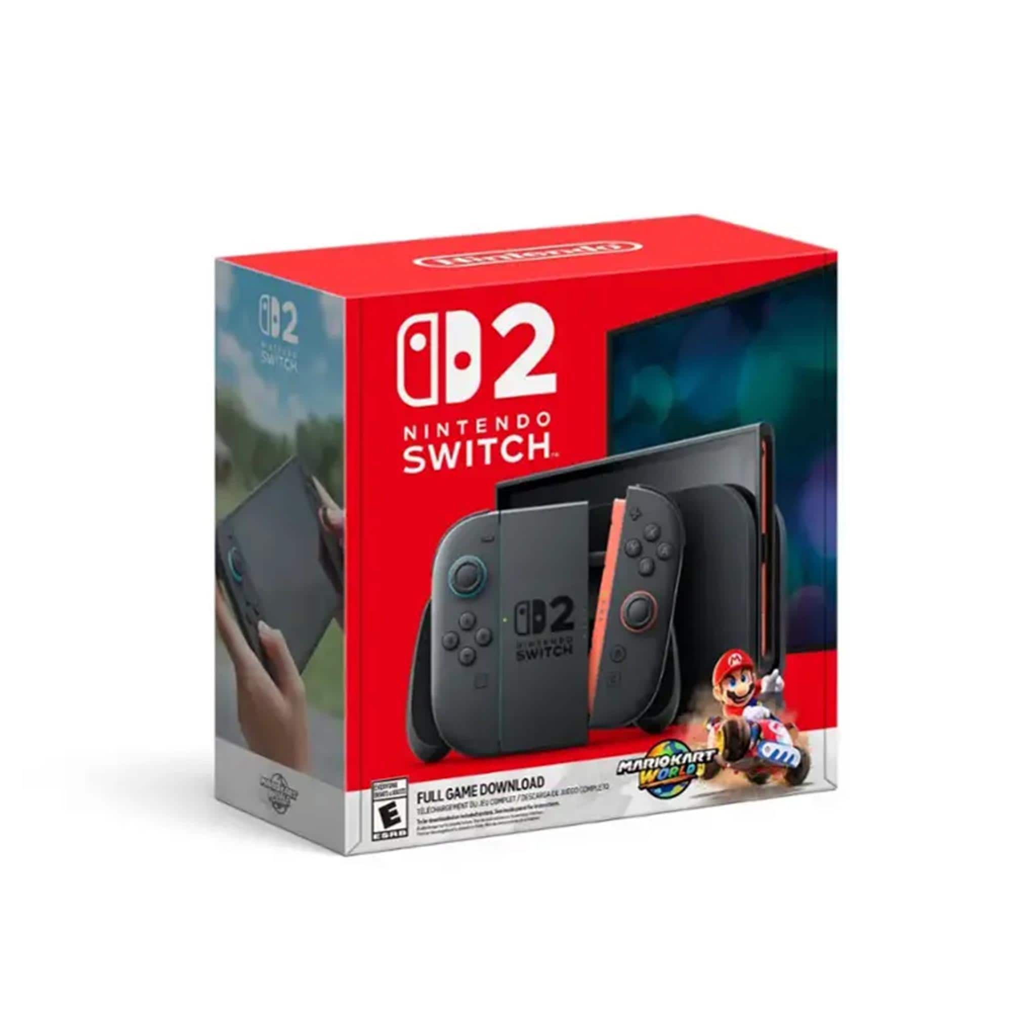 Nintendo Switch 2 with Mario Kart World Bundle in Black