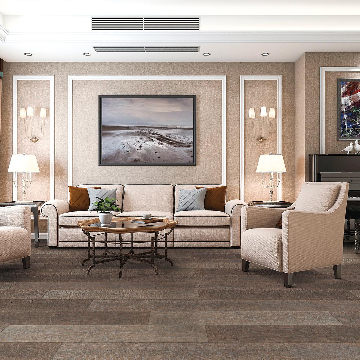 Paramount Meadow Brook Stone Roof Oak Hardwood | Nebraska Furniture Mart