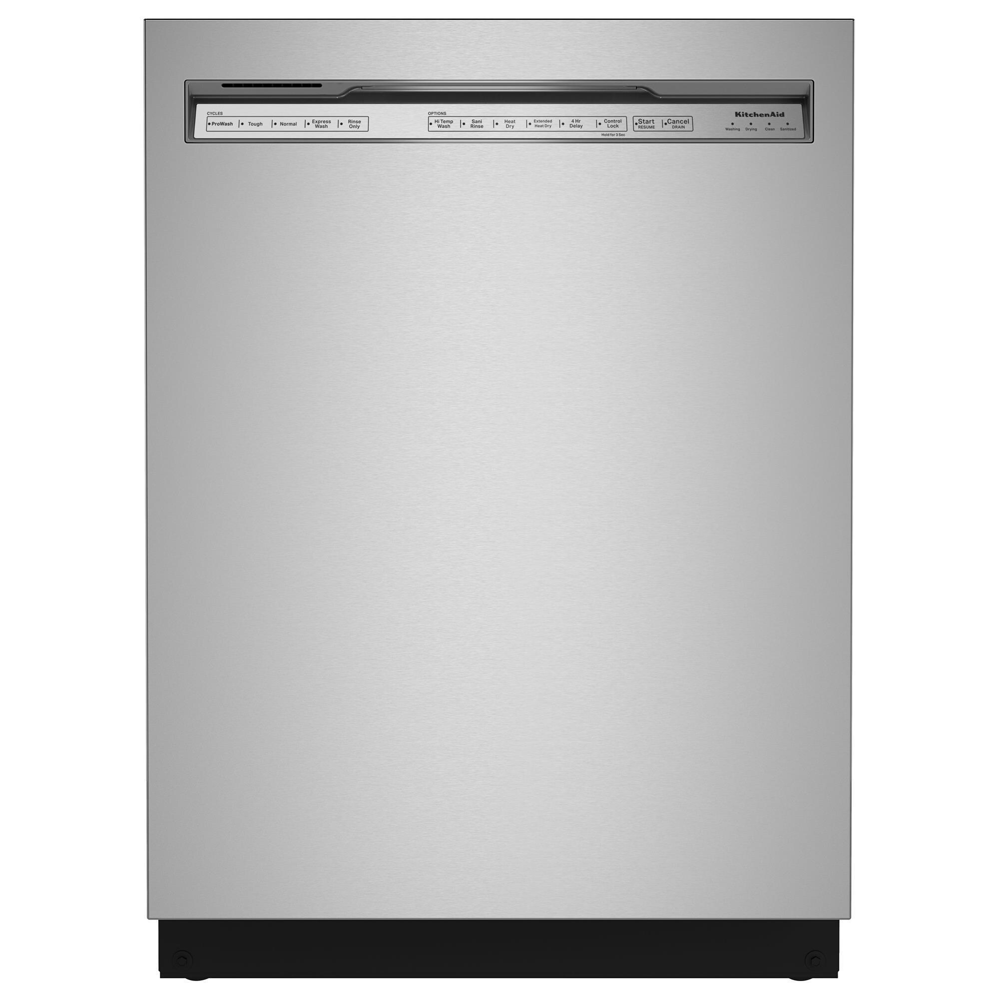 KitchenAid 24" Built-In Pocket Handle Dishwasher with 39 Decibel in ...
