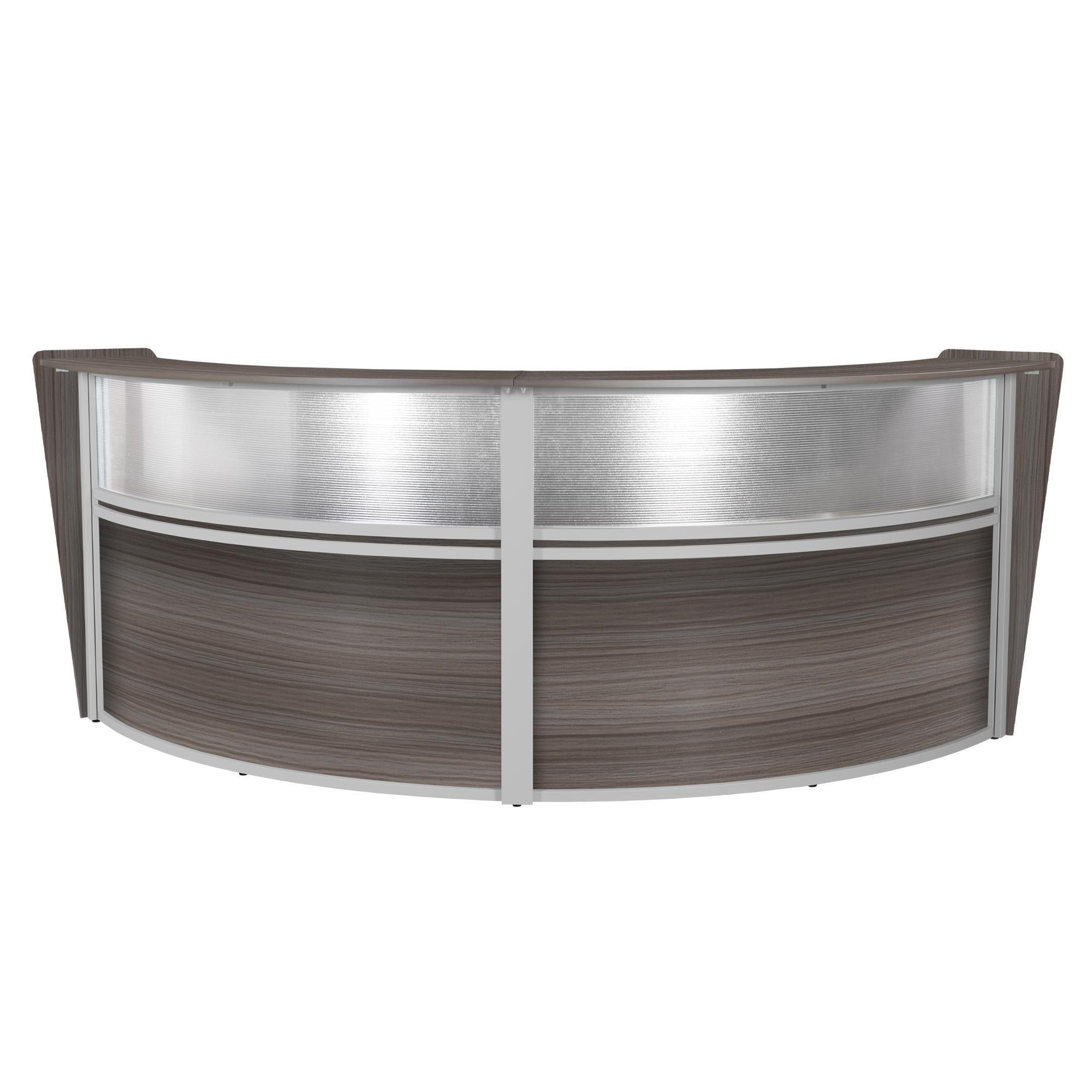 Regency Global Sourcing Marque Plexi Reception 2-Piece Desk