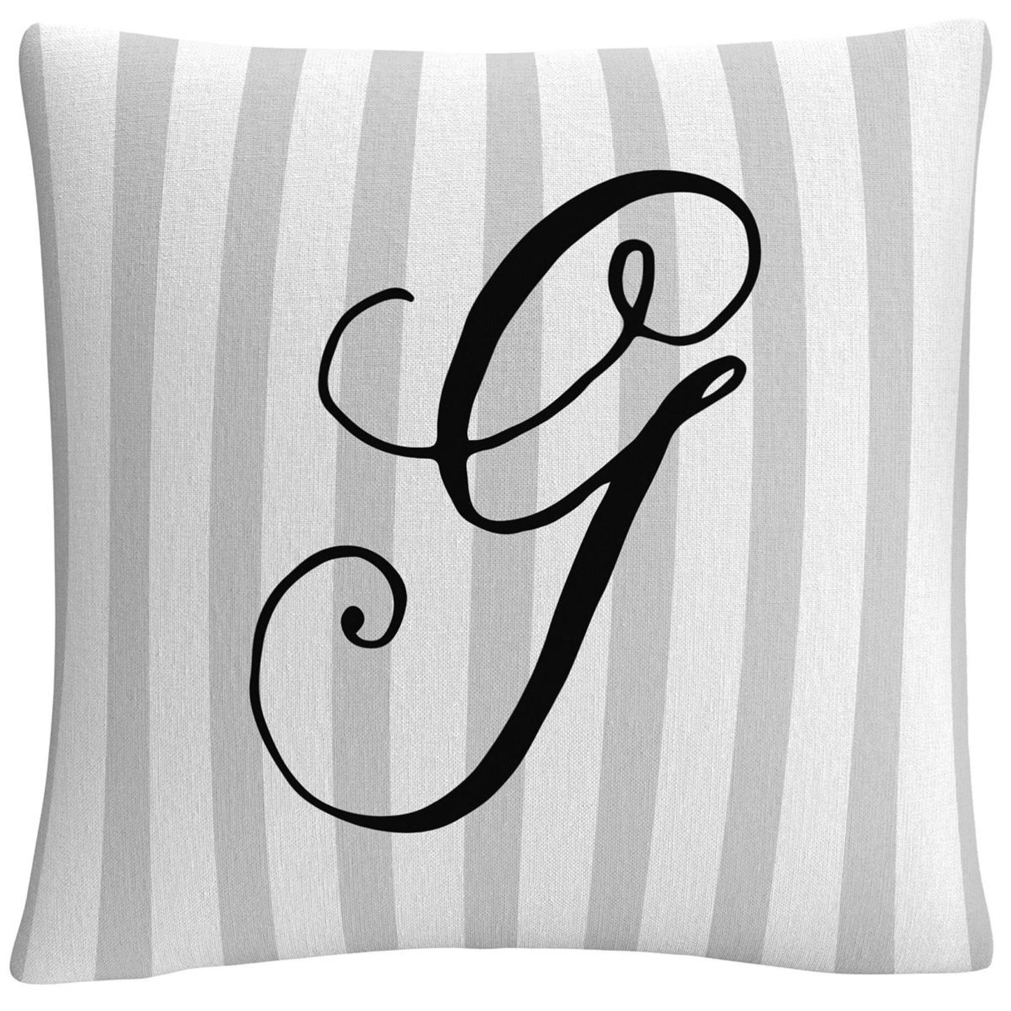 Timberlake Gray Striped Ornate Letter Script G By Abc 16 Decorative Throw Pillow Nebraska Furniture Mart Timberlake Gray Striped Ornate Letter Script G By Abc 16 Decorative Throw Pillow Nebraska Furniture Mart