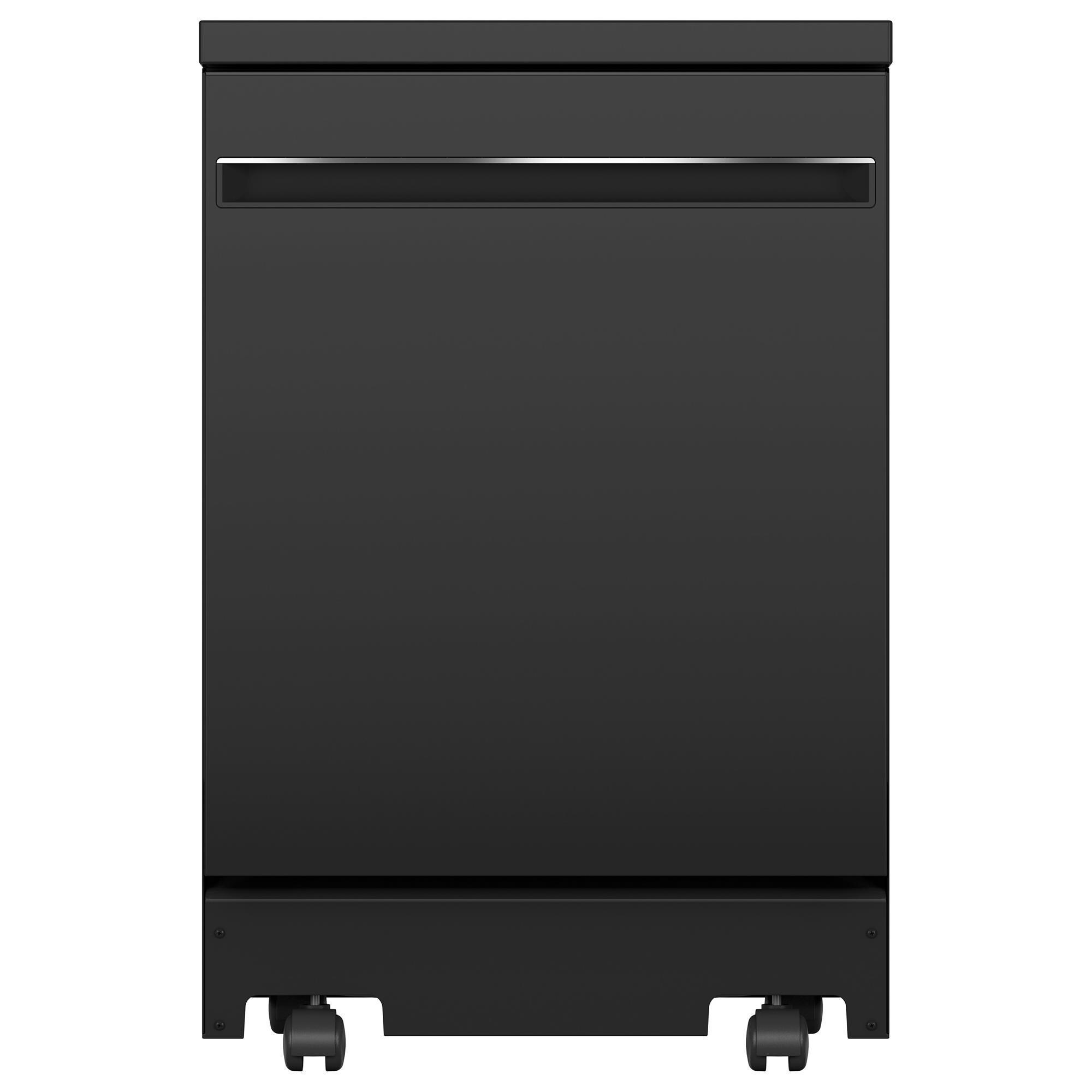 GE Appliances 24" Interior Portable Dishwasher in Black Nebraska Furniture Mart