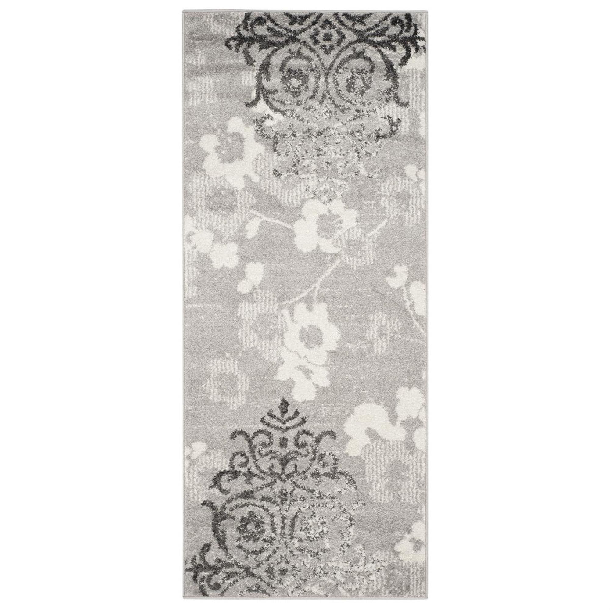 Safavieh Adirondack ADR114B26 2'6" x 6' Silver/Ivory Runner NFM