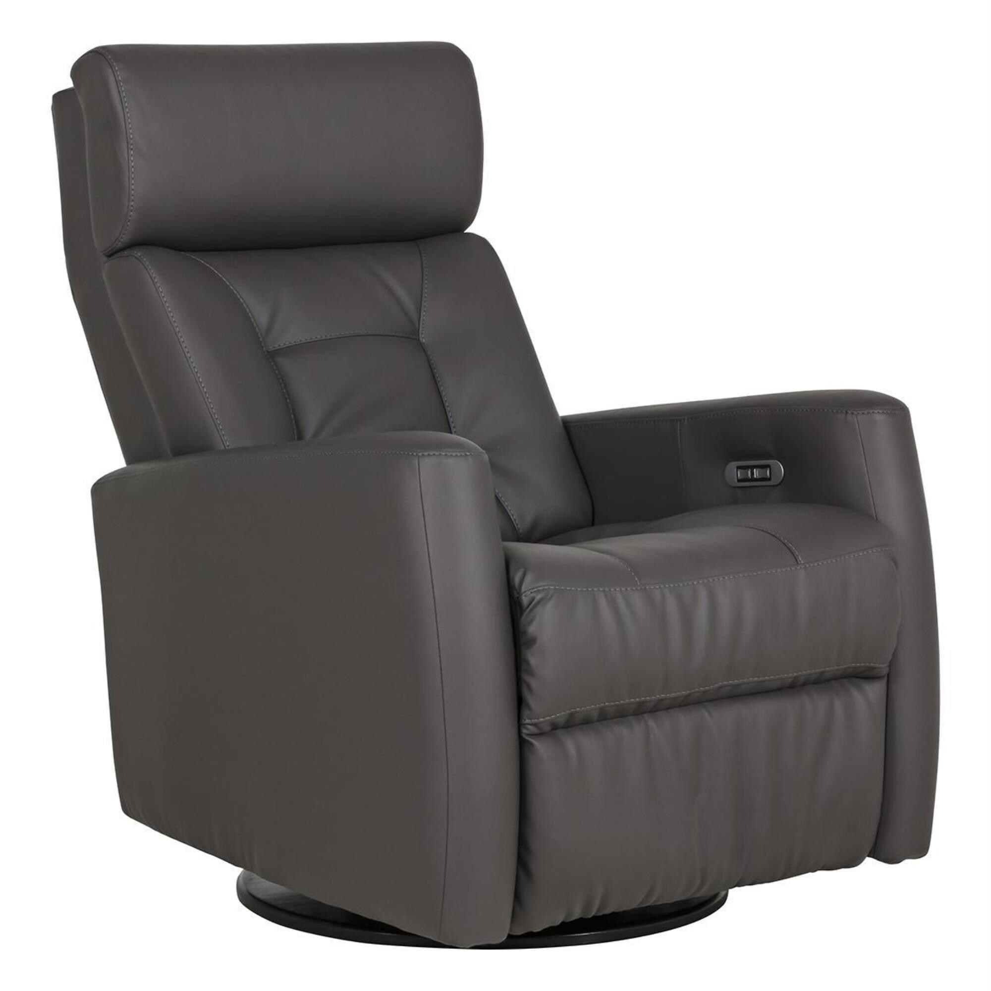 Style Expressions Power Swivel Glider Recliner with Headrest in Dillion