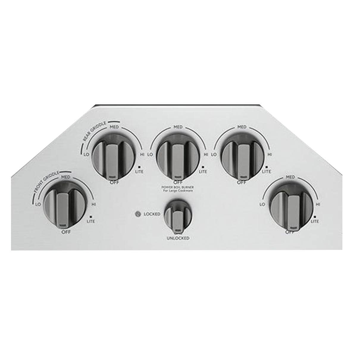 GE Cafe Gas Cooktop Knob in Brushed Black Nebraska Furniture Mart